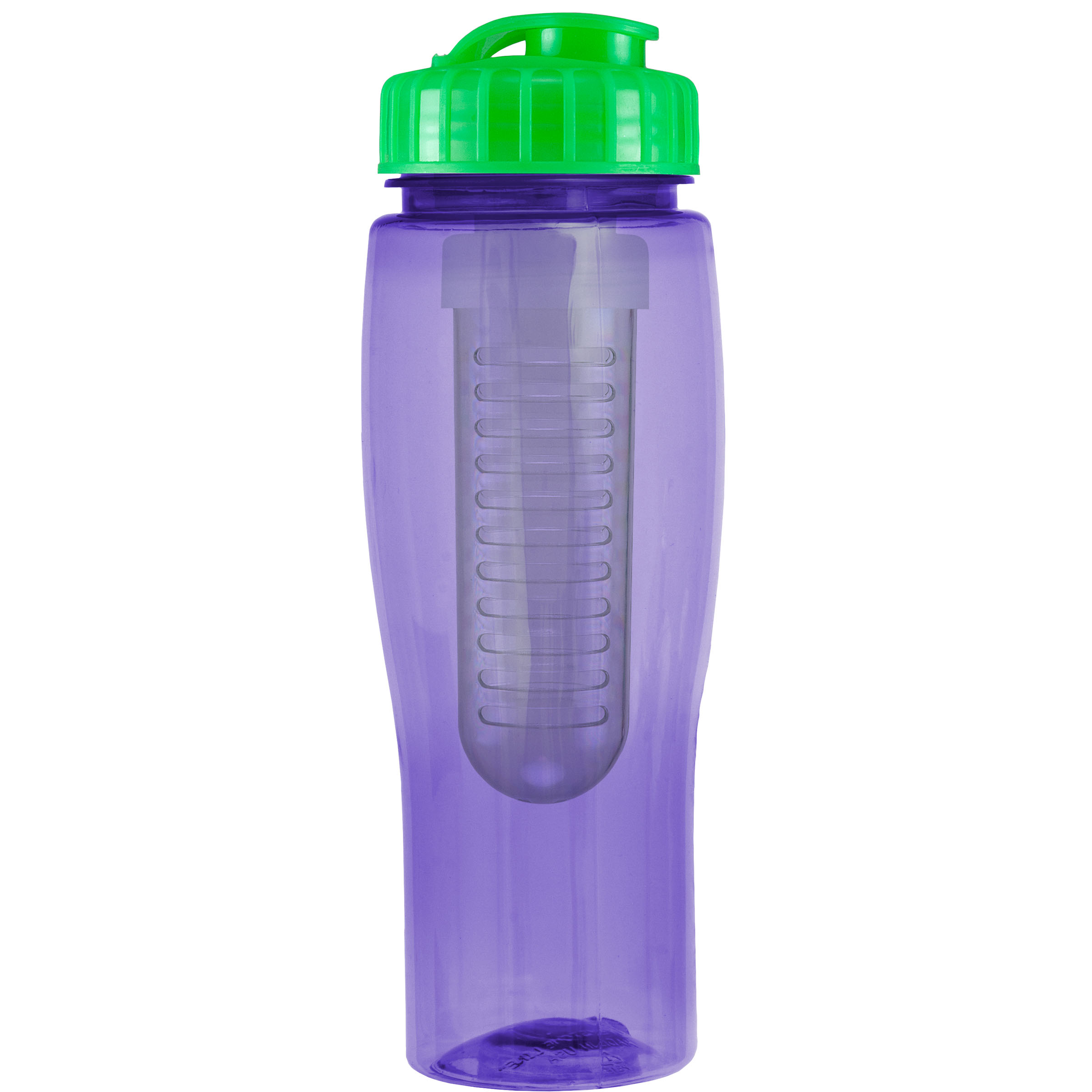 Picture of 24 Oz. Translucent Contour Bottle w/ Flip Top Lid and Infuser