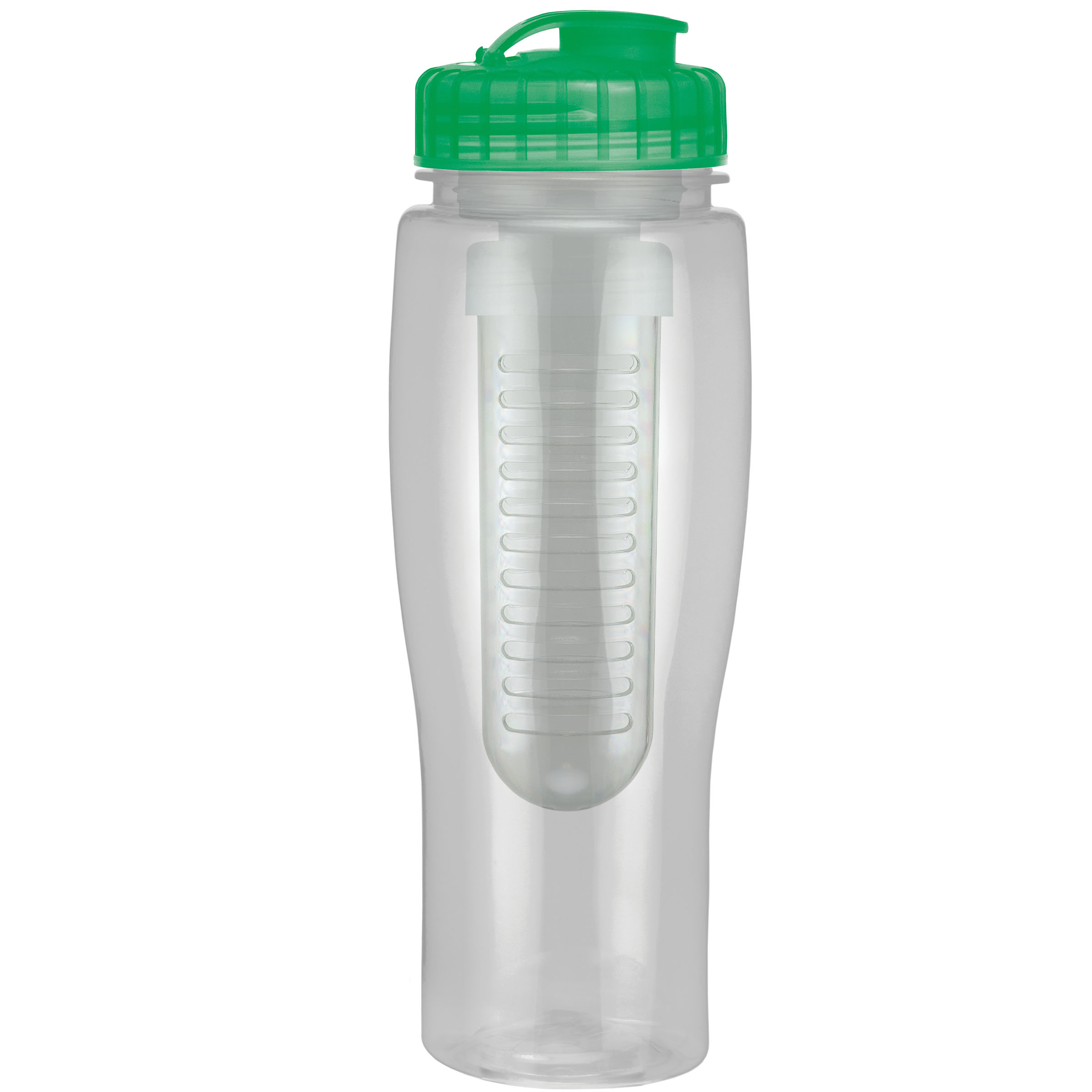 Picture of 24 Oz. Translucent Contour Bottle w/ Flip Top Lid and Infuser