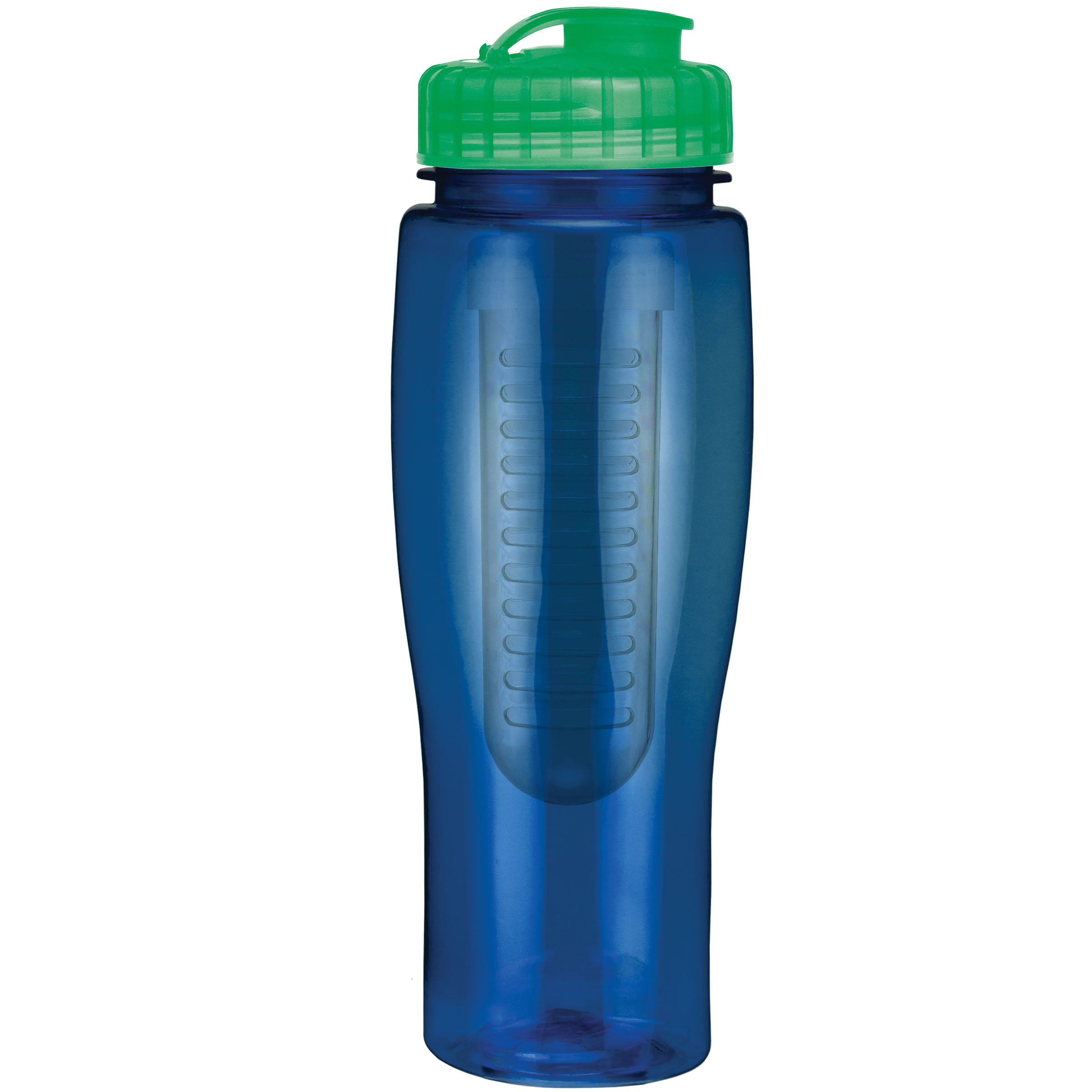 Picture of 24 Oz. Translucent Contour Bottle w/ Flip Top Lid and Infuser