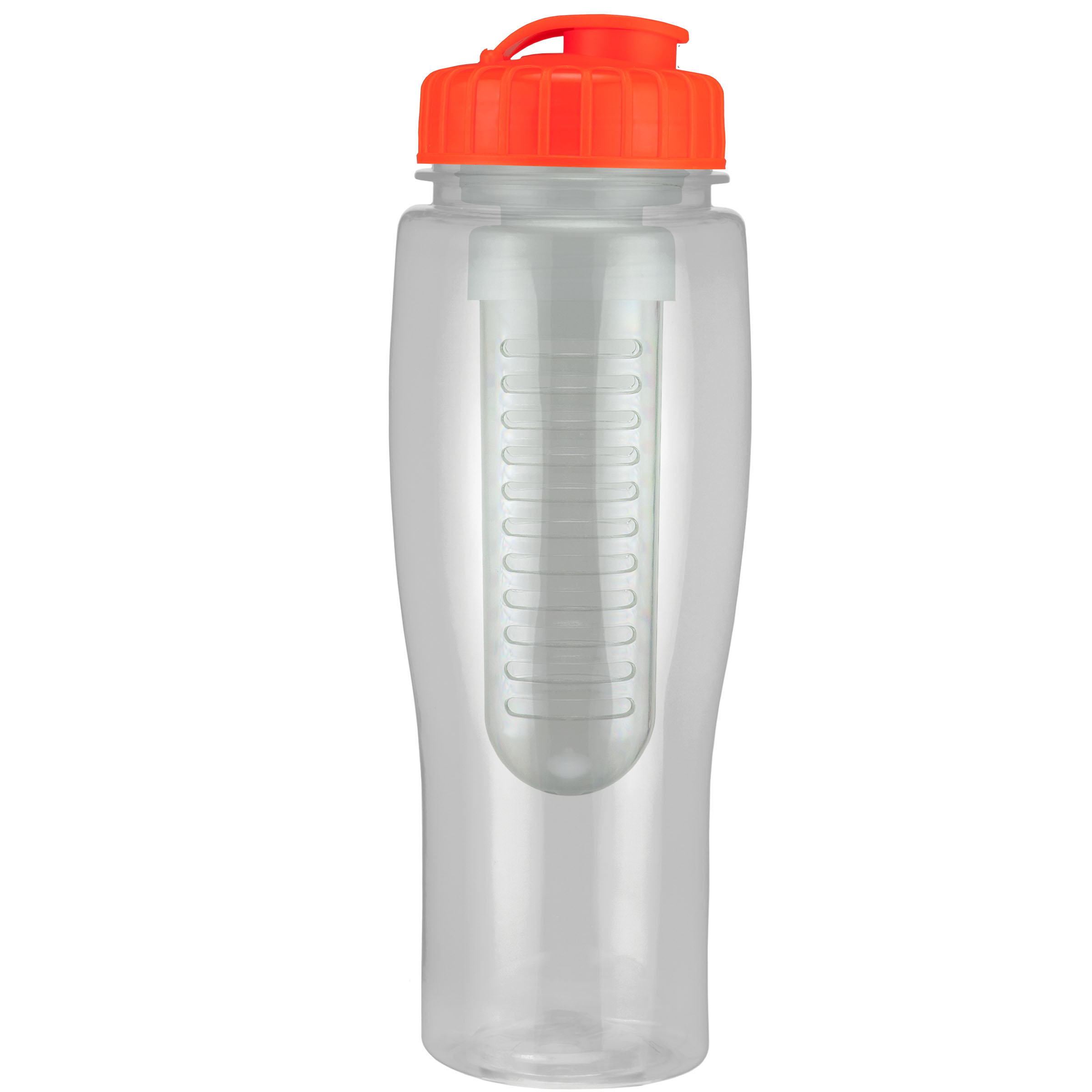 Picture of 24 Oz. Translucent Contour Bottle w/ Flip Top Lid and Infuser