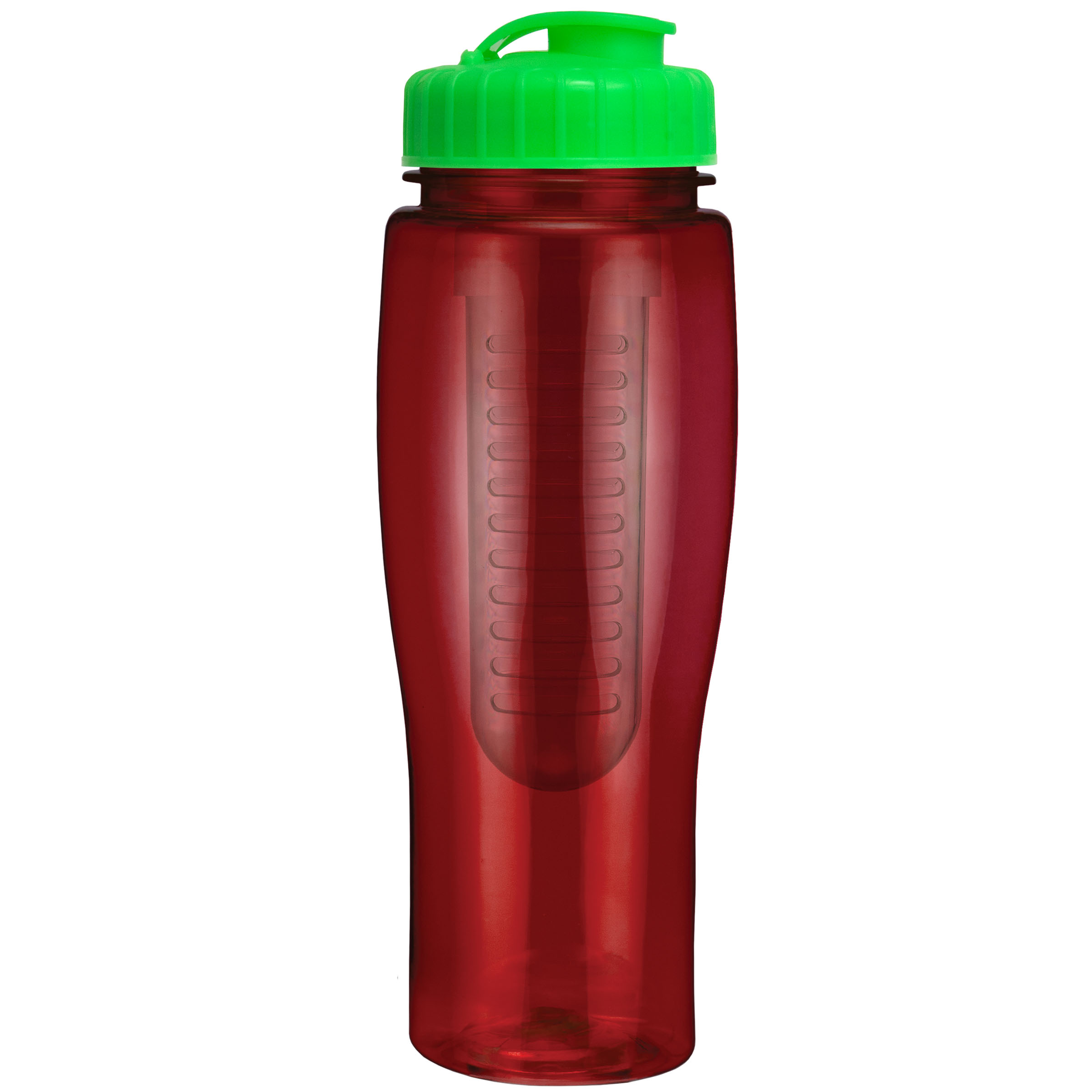 Picture of 24 Oz. Translucent Contour Bottle w/ Flip Top Lid and Infuser
