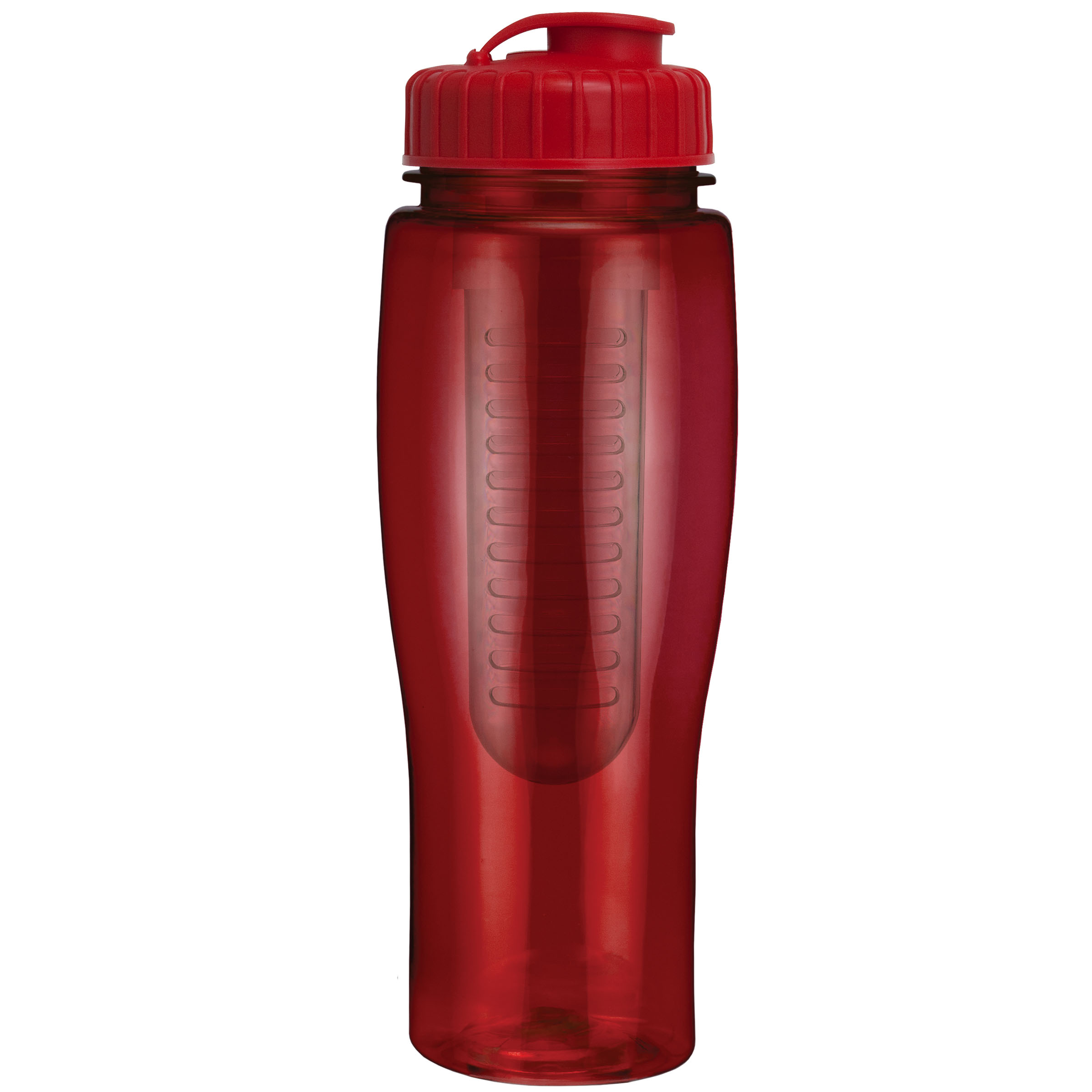 Picture of 24 Oz. Translucent Contour Bottle w/ Flip Top Lid and Infuser