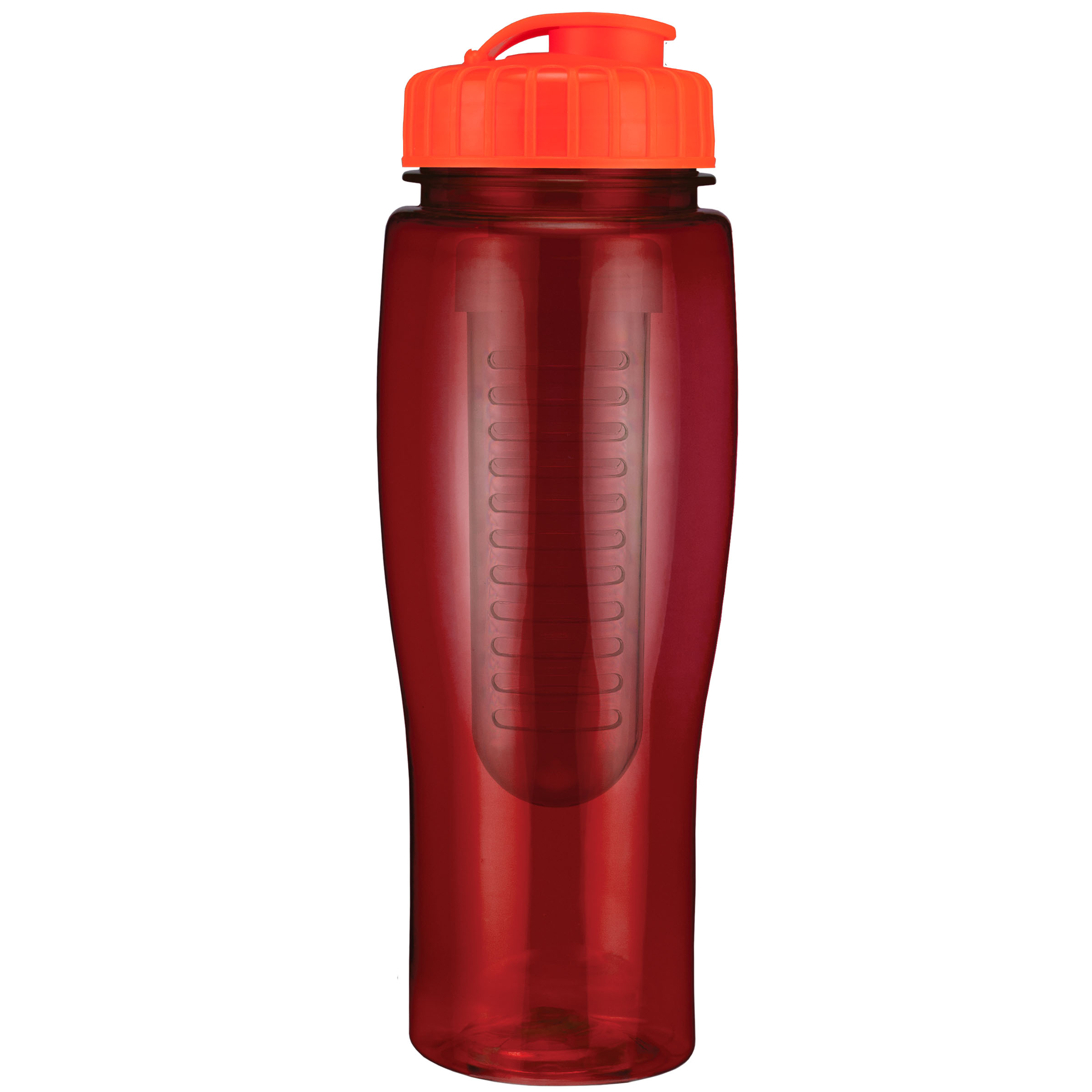 Picture of 24 Oz. Translucent Contour Bottle w/ Flip Top Lid and Infuser