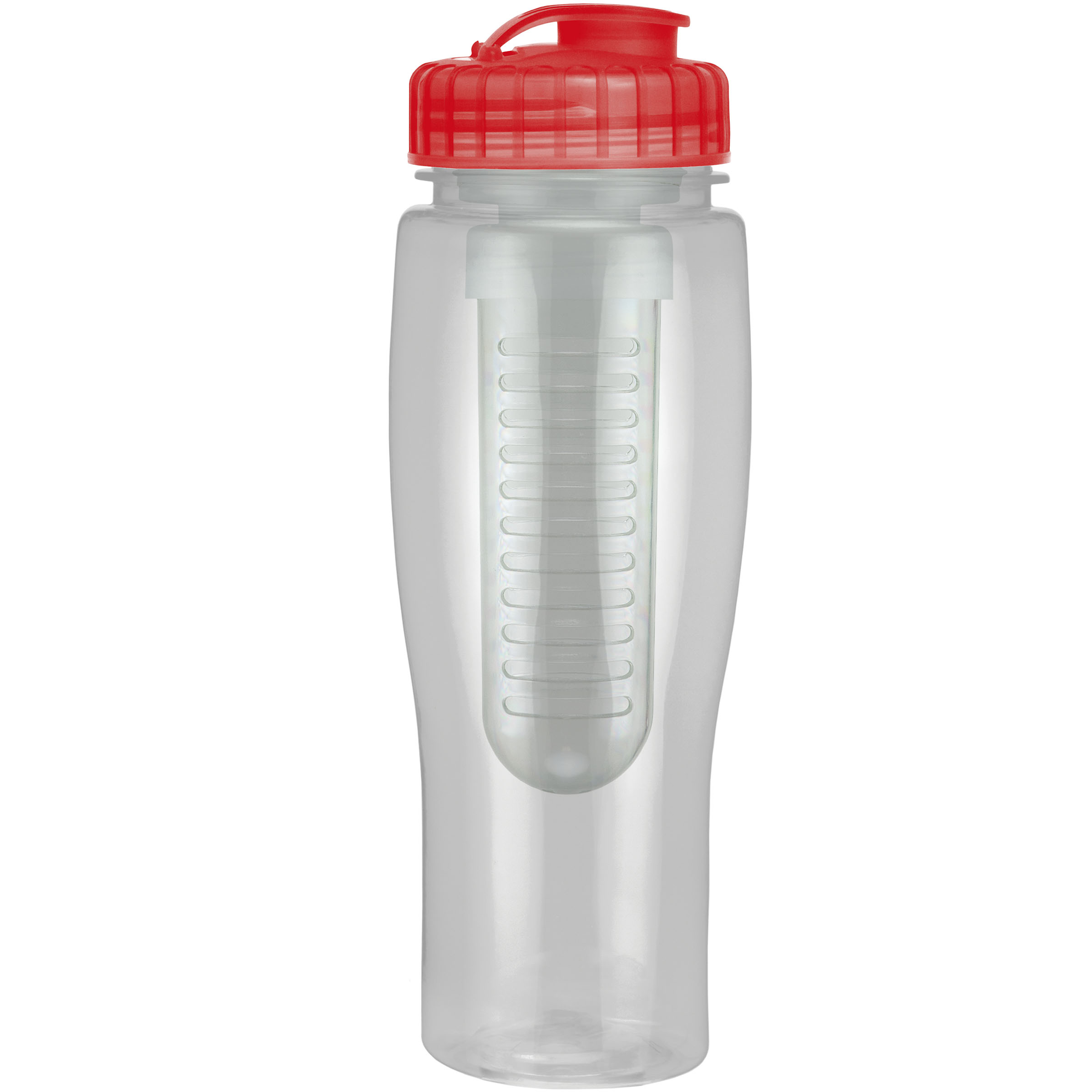 Picture of 24 Oz. Translucent Contour Bottle w/ Flip Top Lid and Infuser