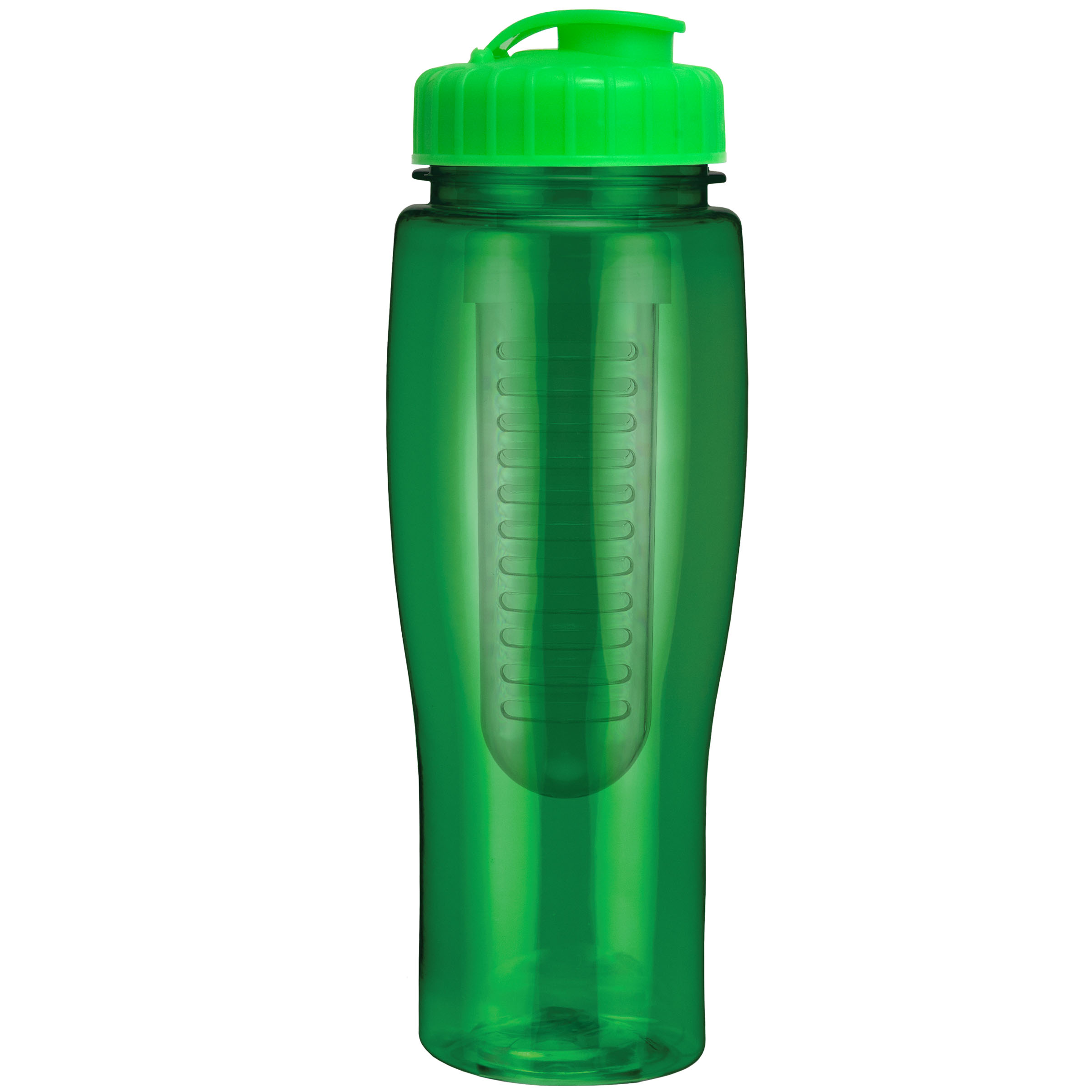 Picture of 24 Oz. Translucent Contour Bottle w/ Flip Top Lid and Infuser
