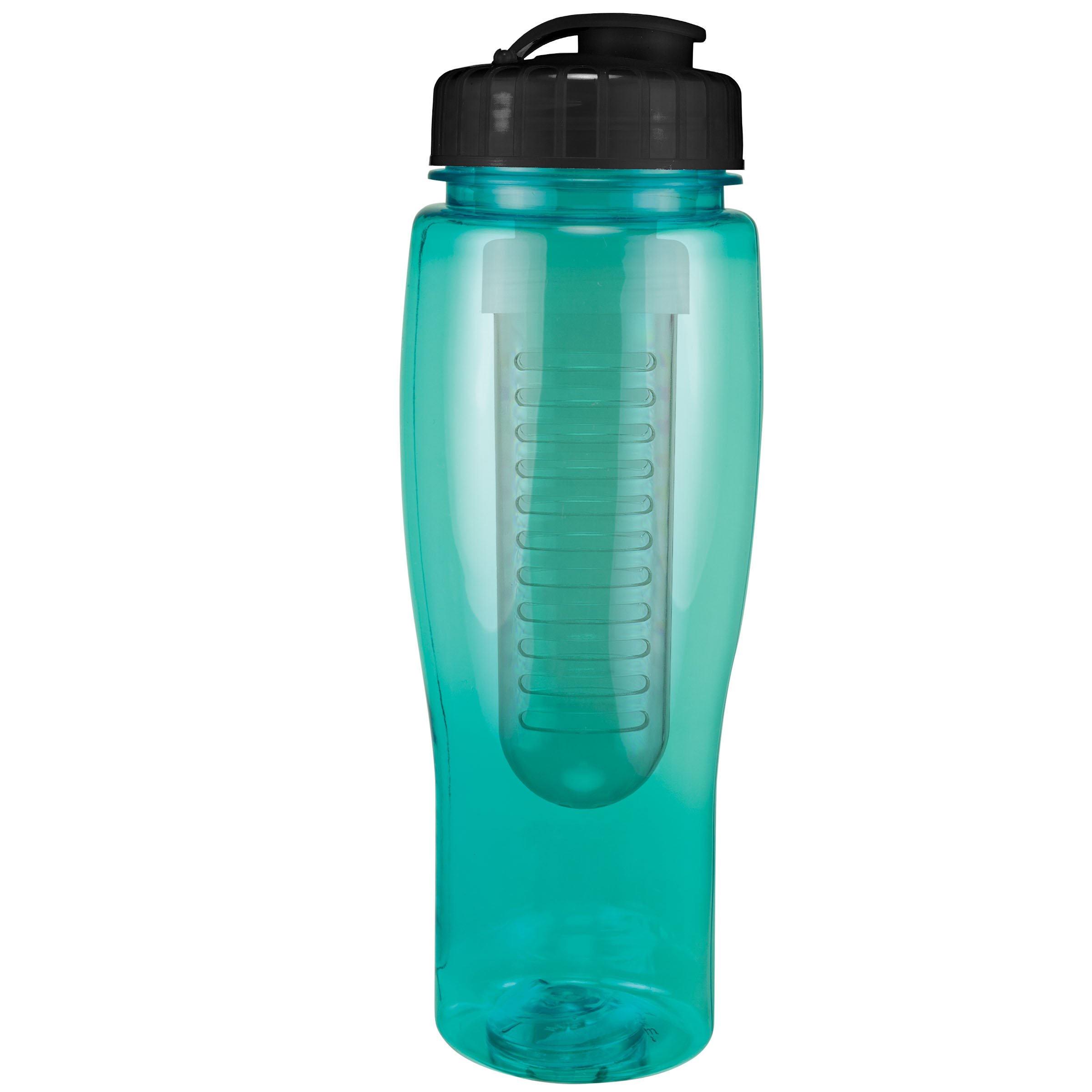 Picture of 24 Oz. Translucent Contour Bottle w/ Flip Top Lid and Infuser