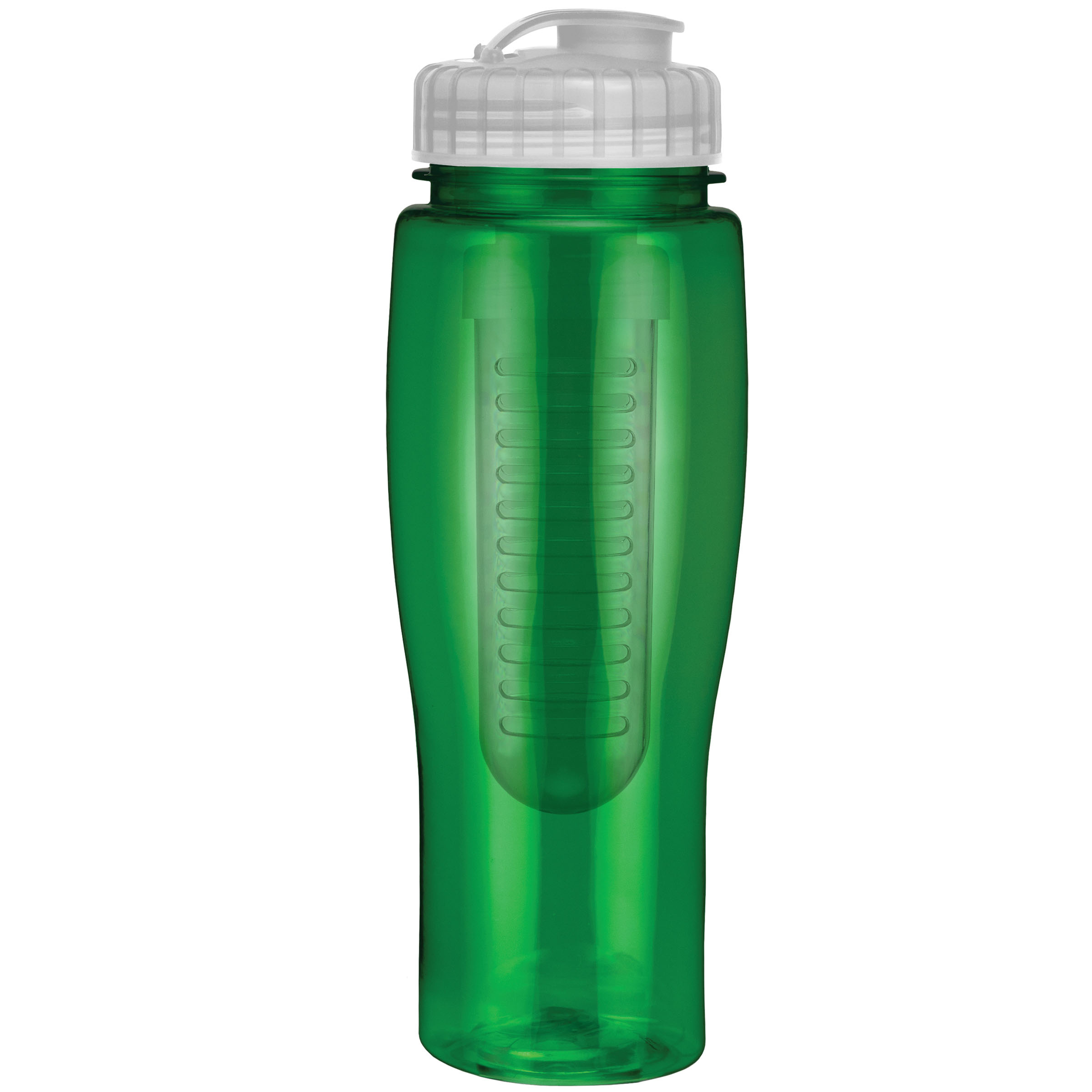 Picture of 24 Oz. Translucent Contour Bottle w/ Flip Top Lid and Infuser