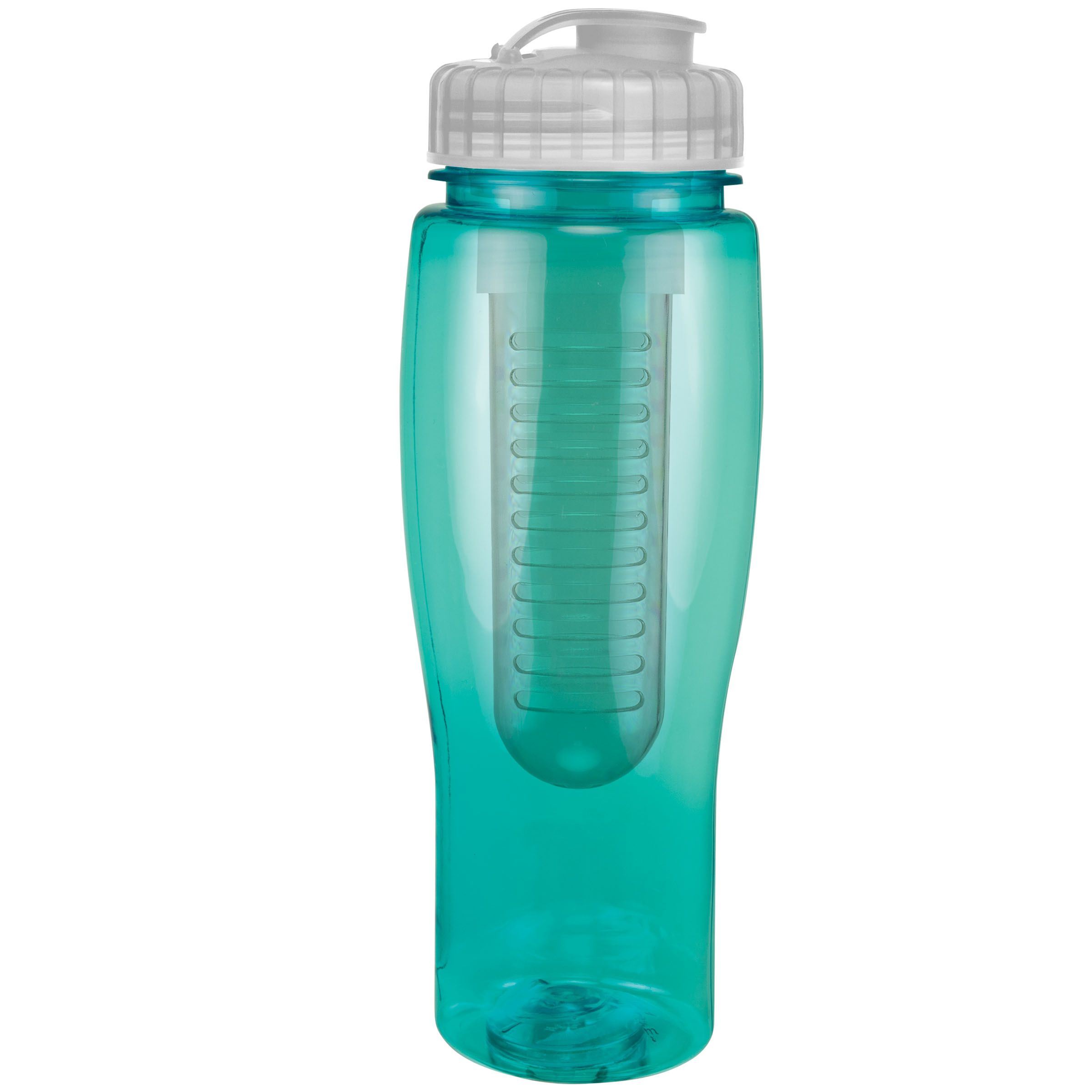 Picture of 24 Oz. Translucent Contour Bottle w/ Flip Top Lid and Infuser