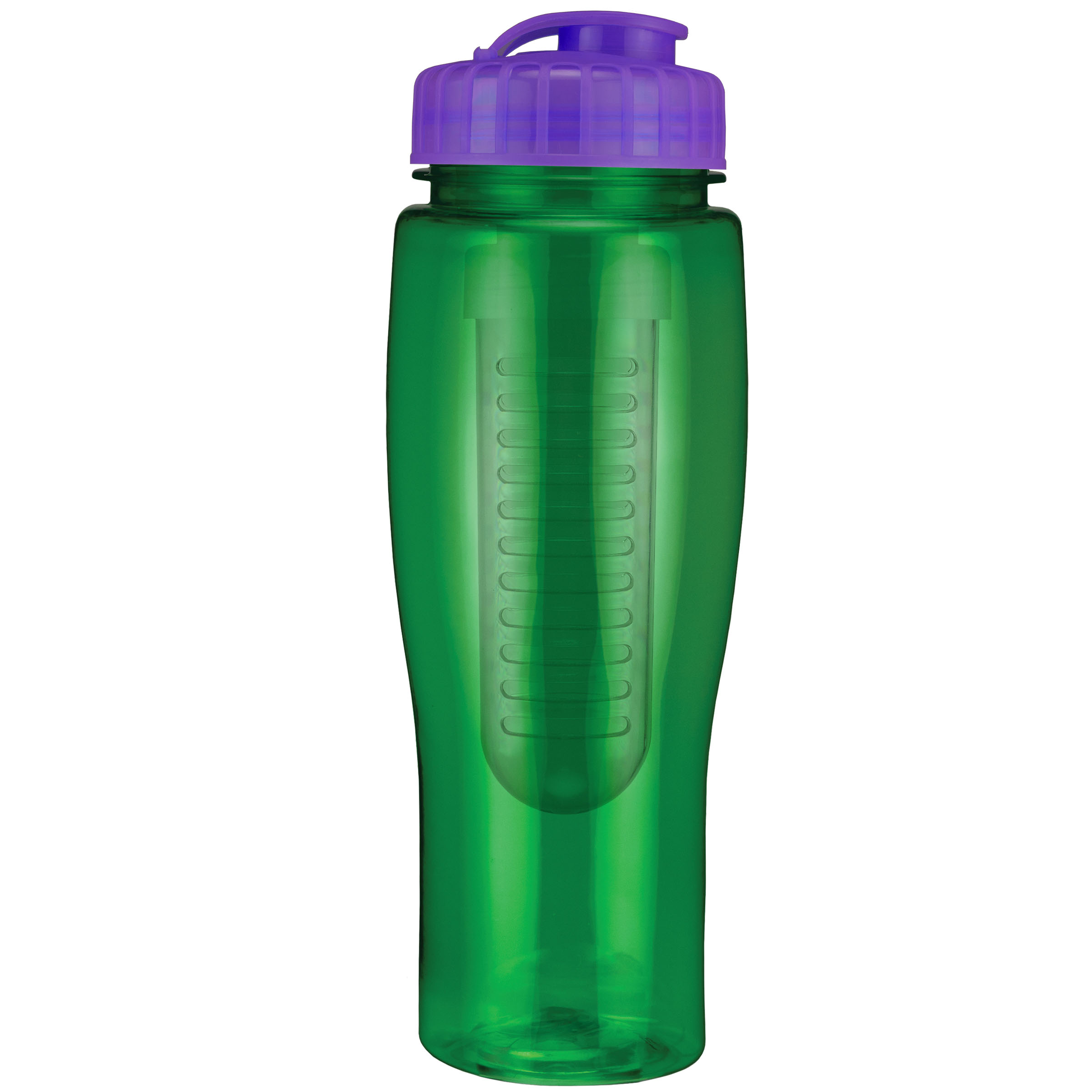 Picture of 24 Oz. Translucent Contour Bottle w/ Flip Top Lid and Infuser