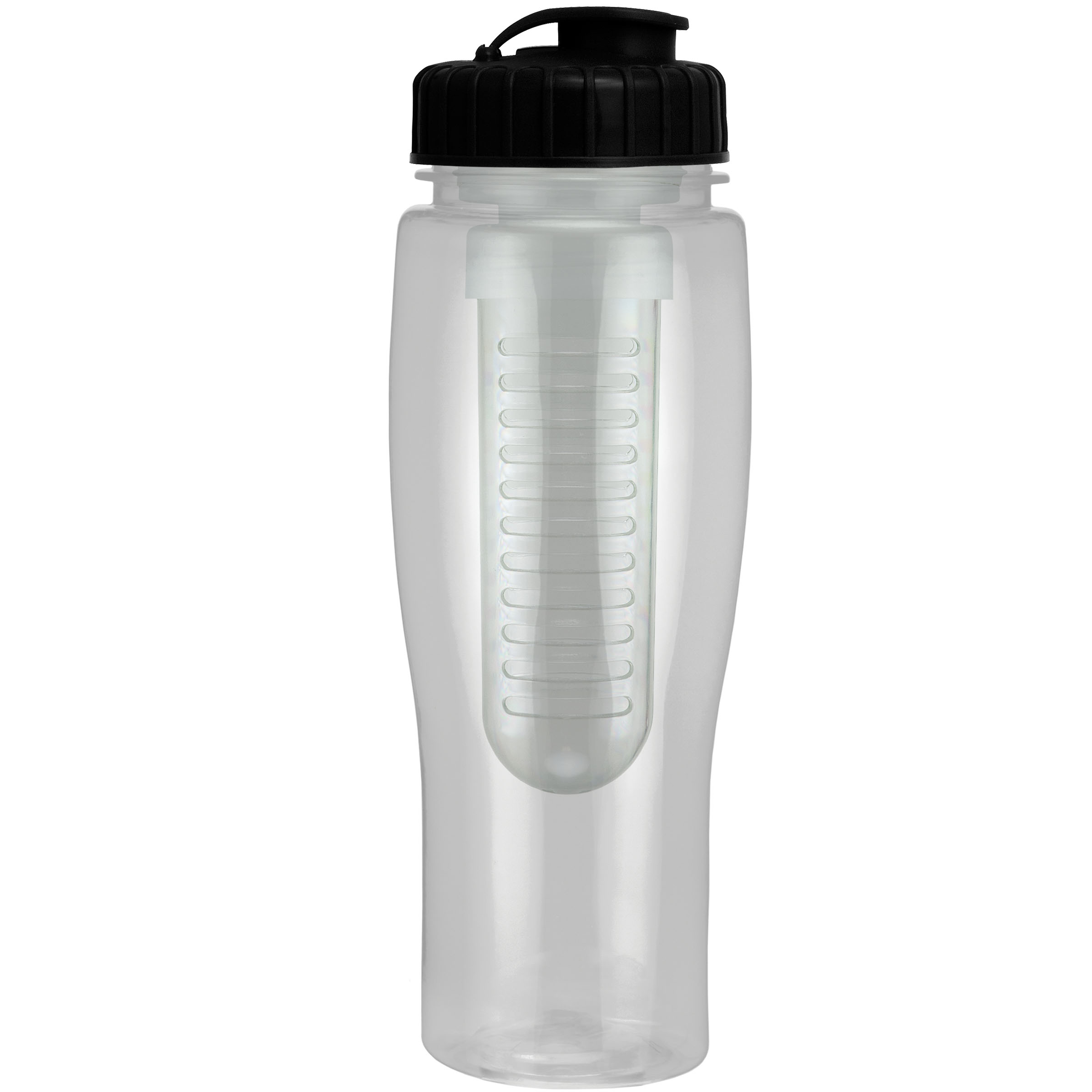 Picture of 24 Oz. Translucent Contour Bottle w/ Flip Top Lid and Infuser
