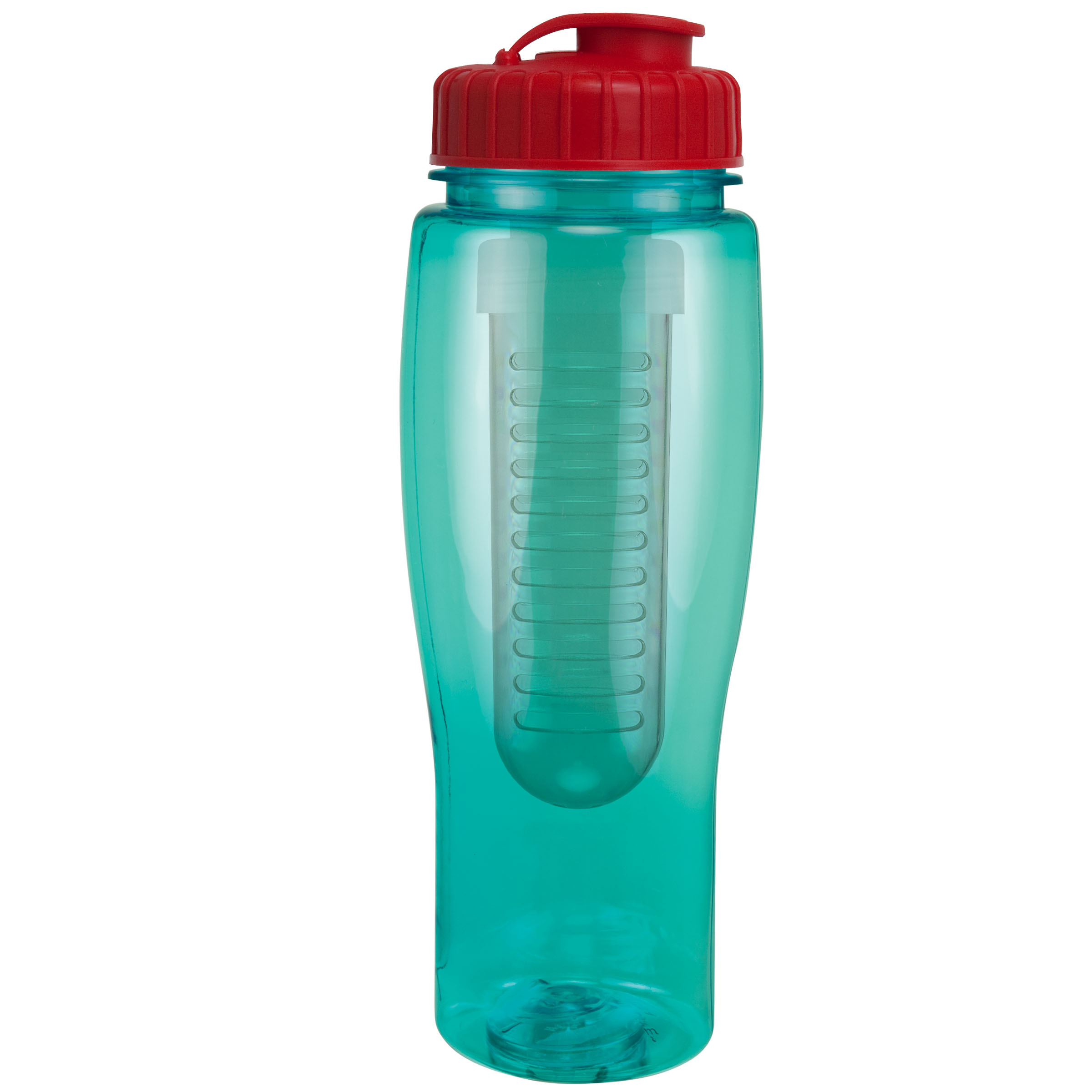 Picture of 24 Oz. Translucent Contour Bottle w/ Flip Top Lid and Infuser