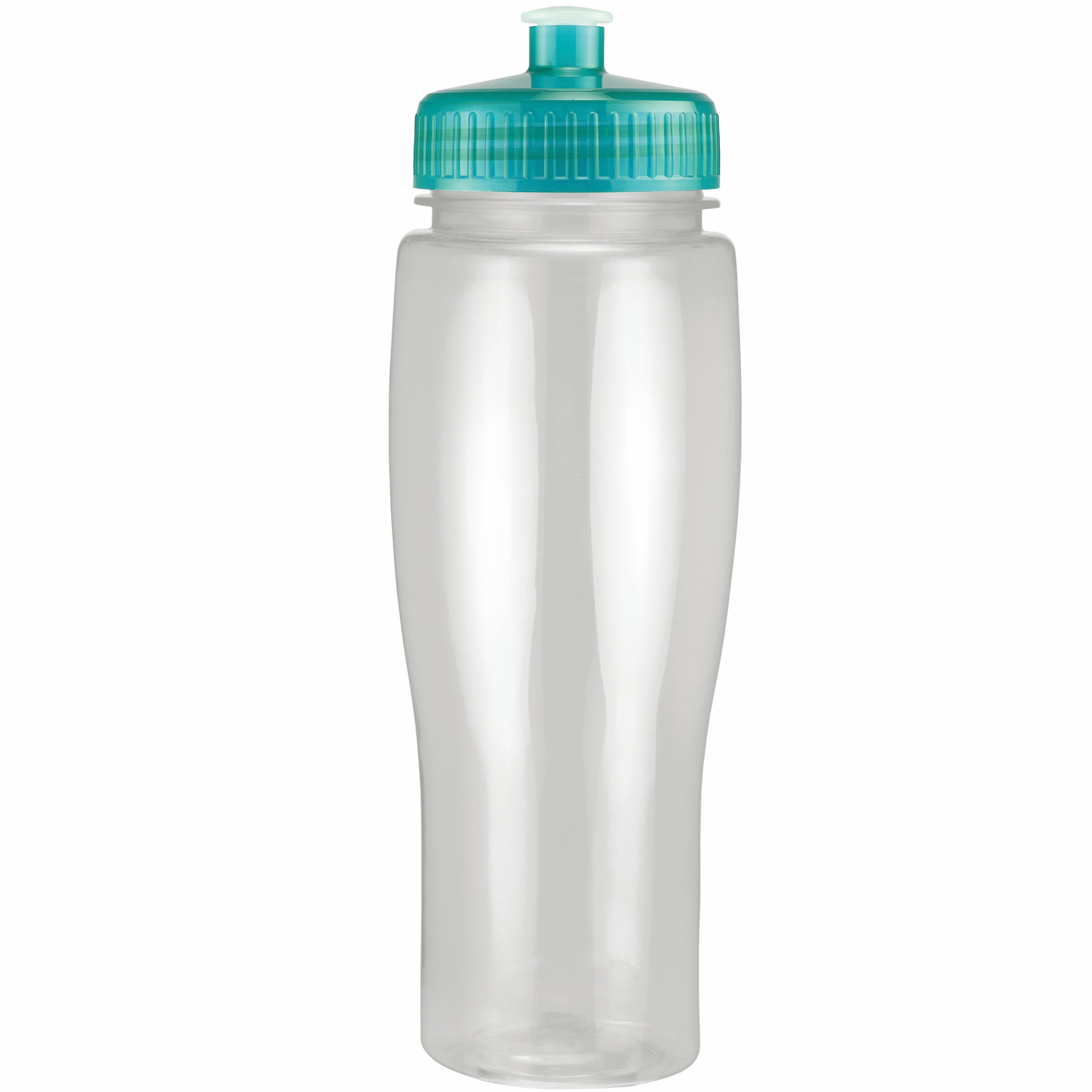 Picture of 24 Oz. Translucent Contour Bottle w/ Push Pull Lid
