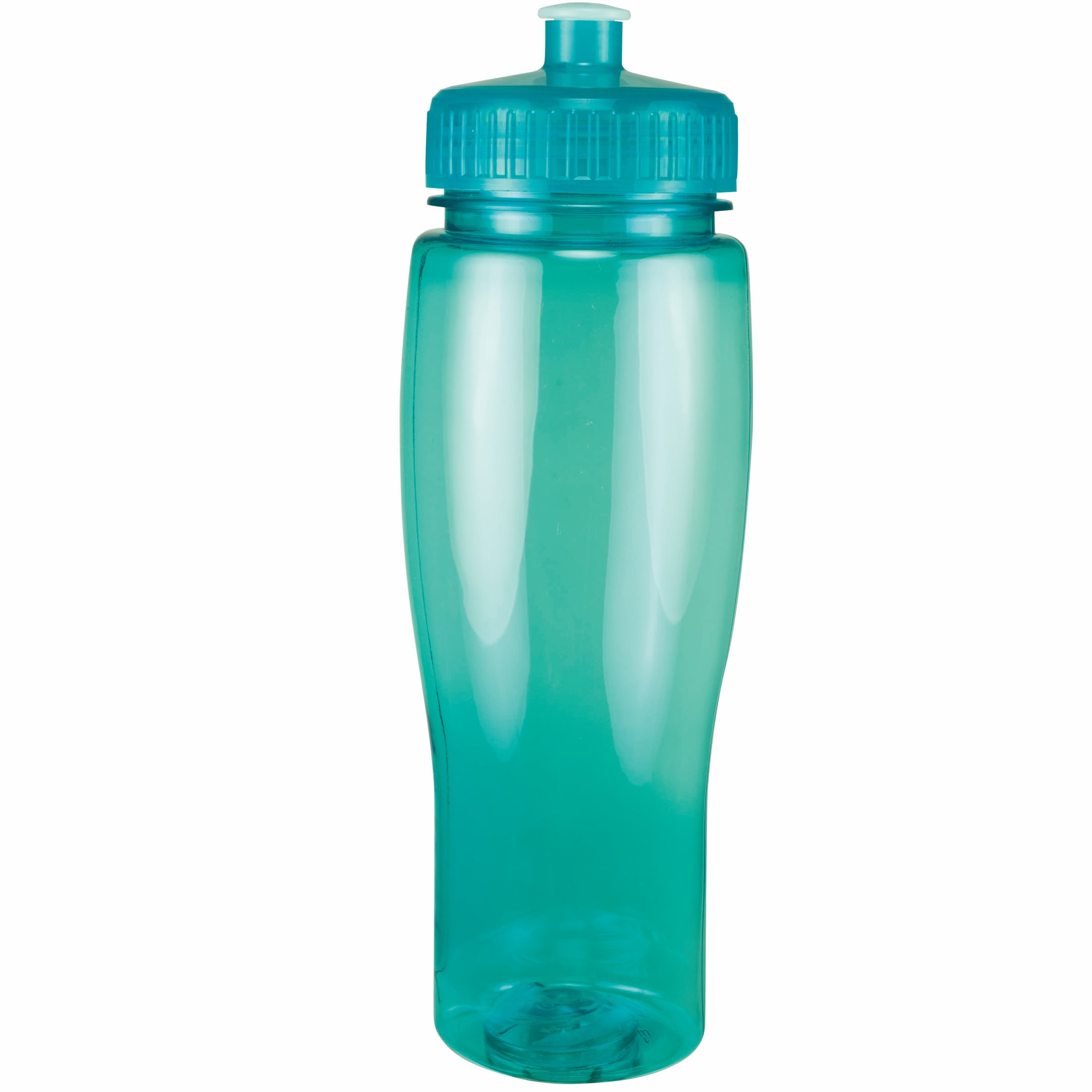 Picture of 24 Oz. Translucent Contour Bottle w/ Push Pull Lid