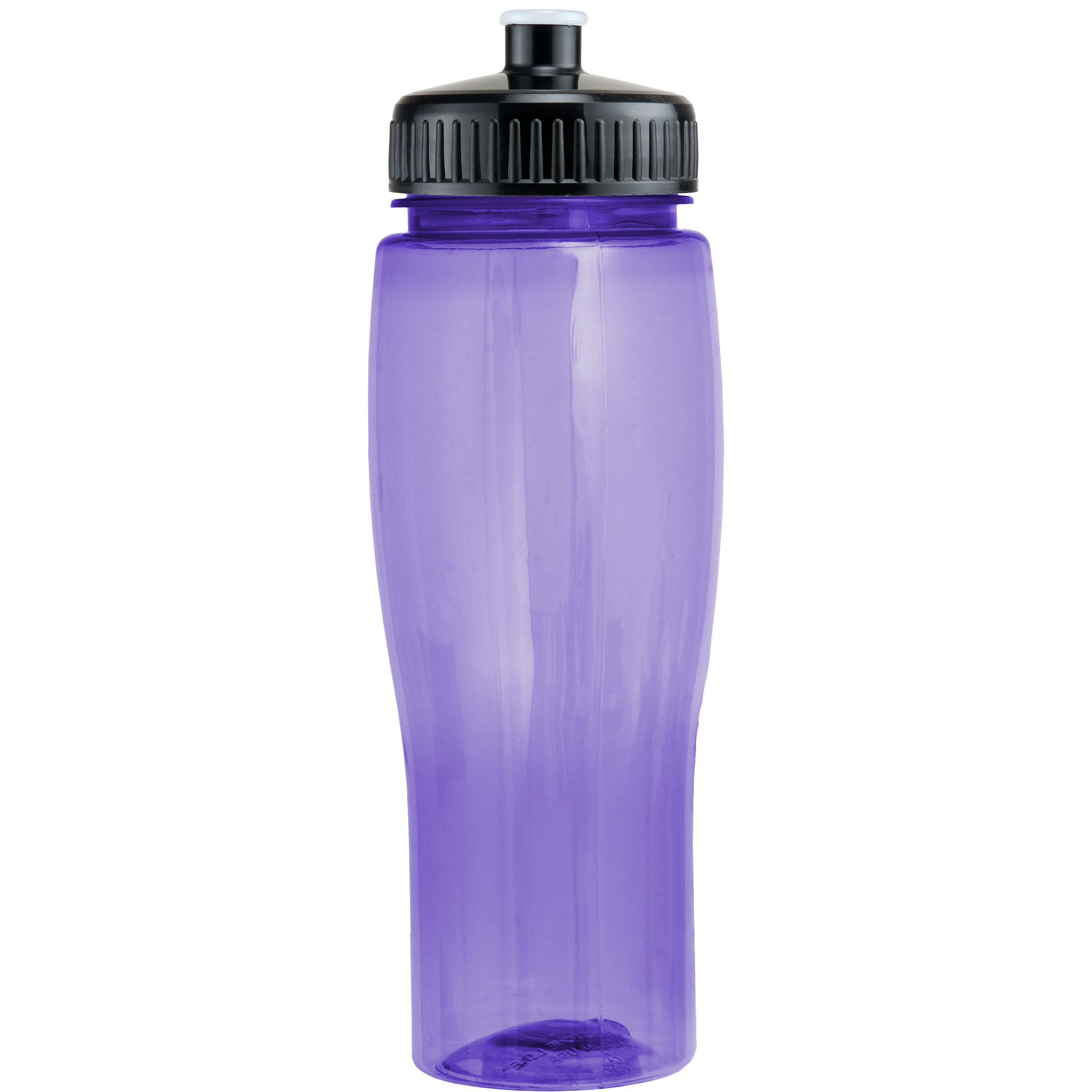 Picture of 24 Oz. Translucent Contour Bottle w/ Push Pull Lid