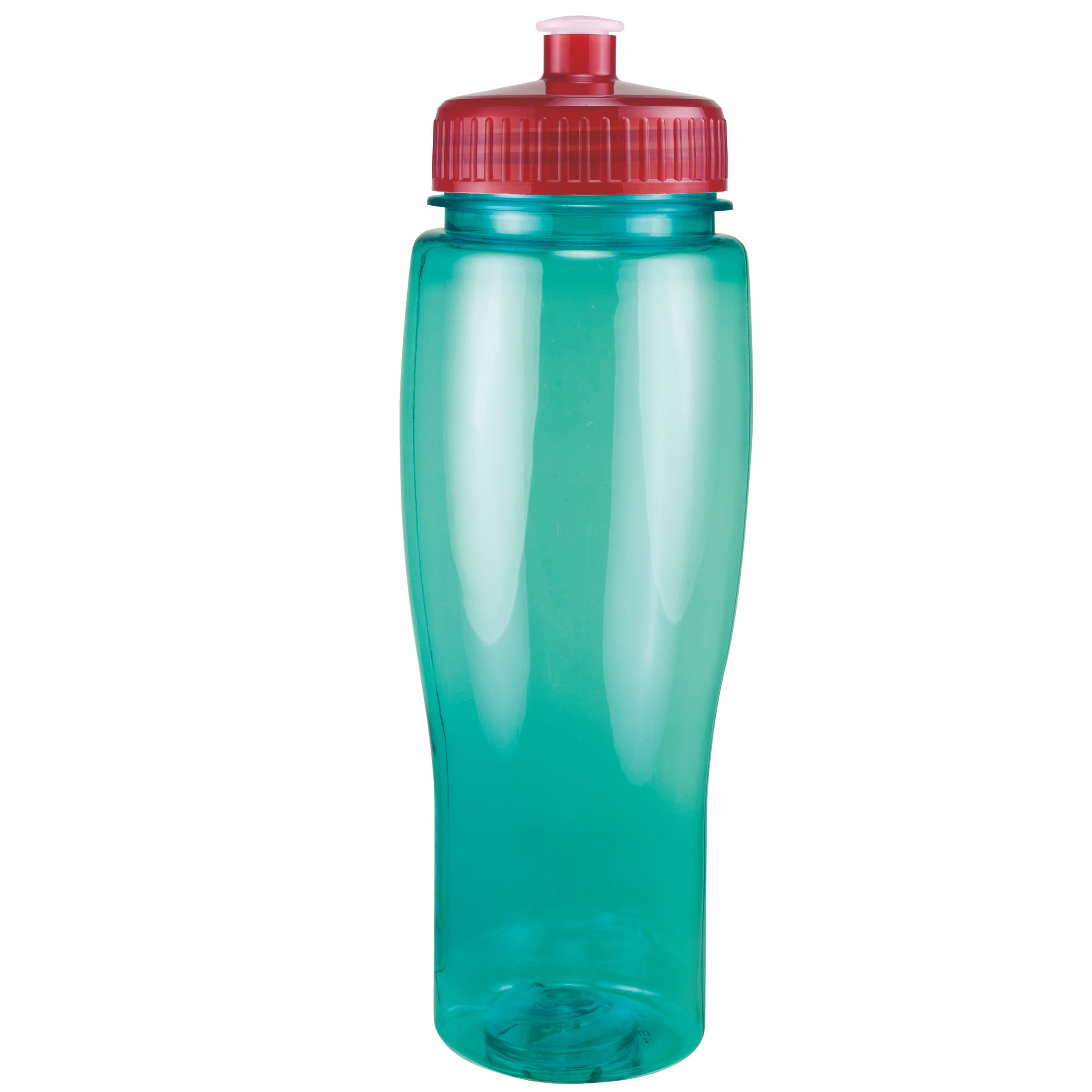 Picture of 24 Oz. Translucent Contour Bottle w/ Push Pull Lid
