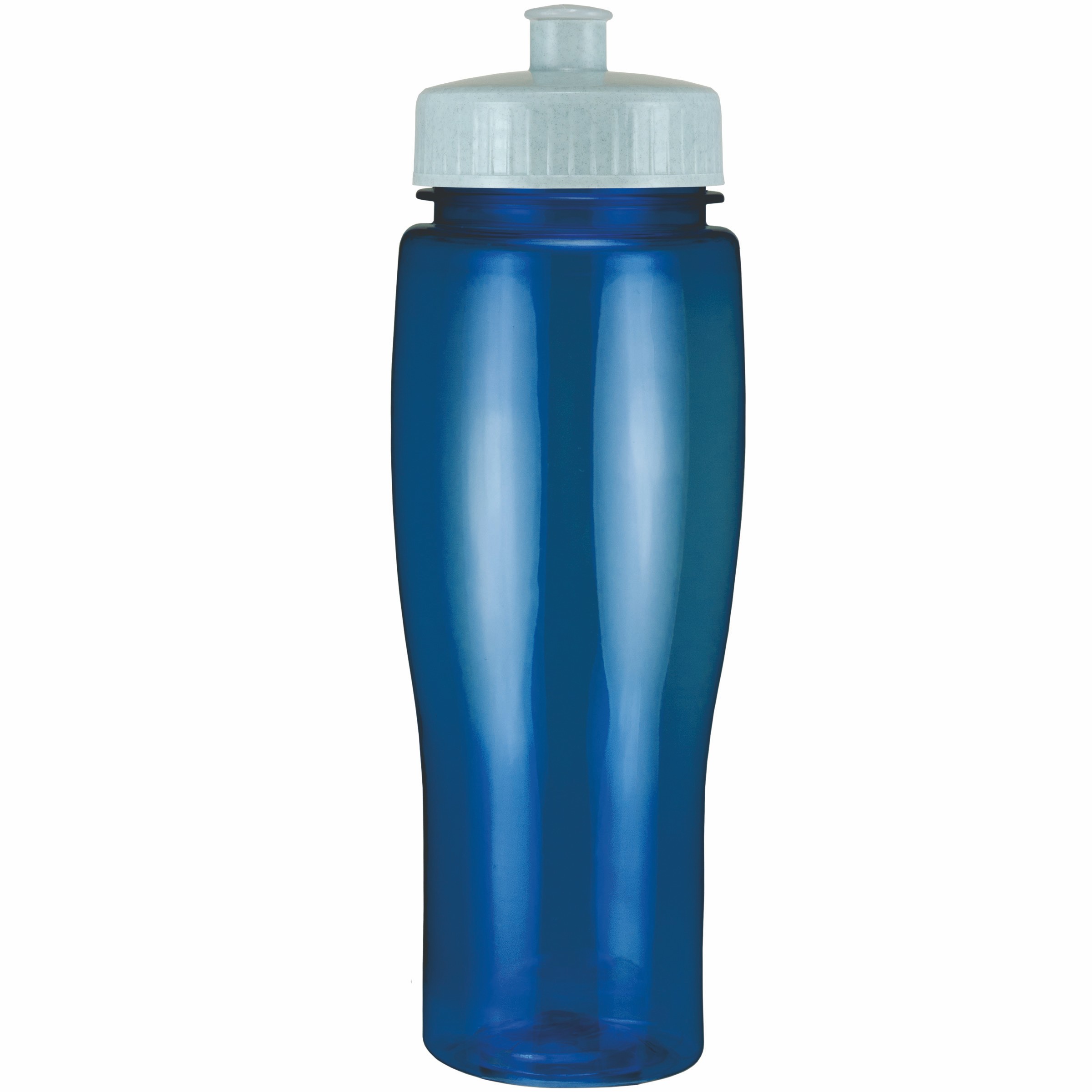 Picture of 24 Oz. Translucent Contour Bottle w/ Push Pull Lid