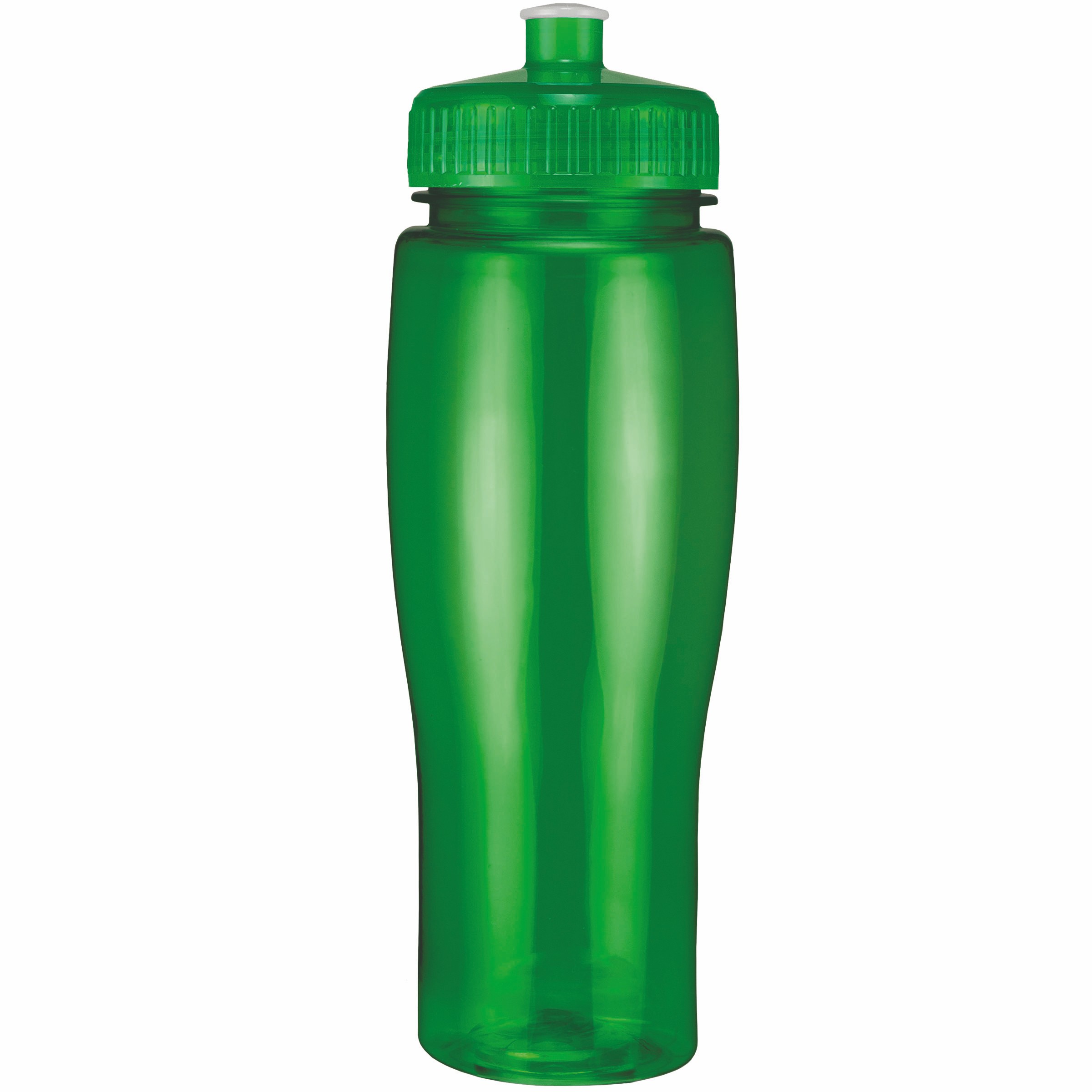 Picture of 24 Oz. Translucent Contour Bottle w/ Push Pull Lid