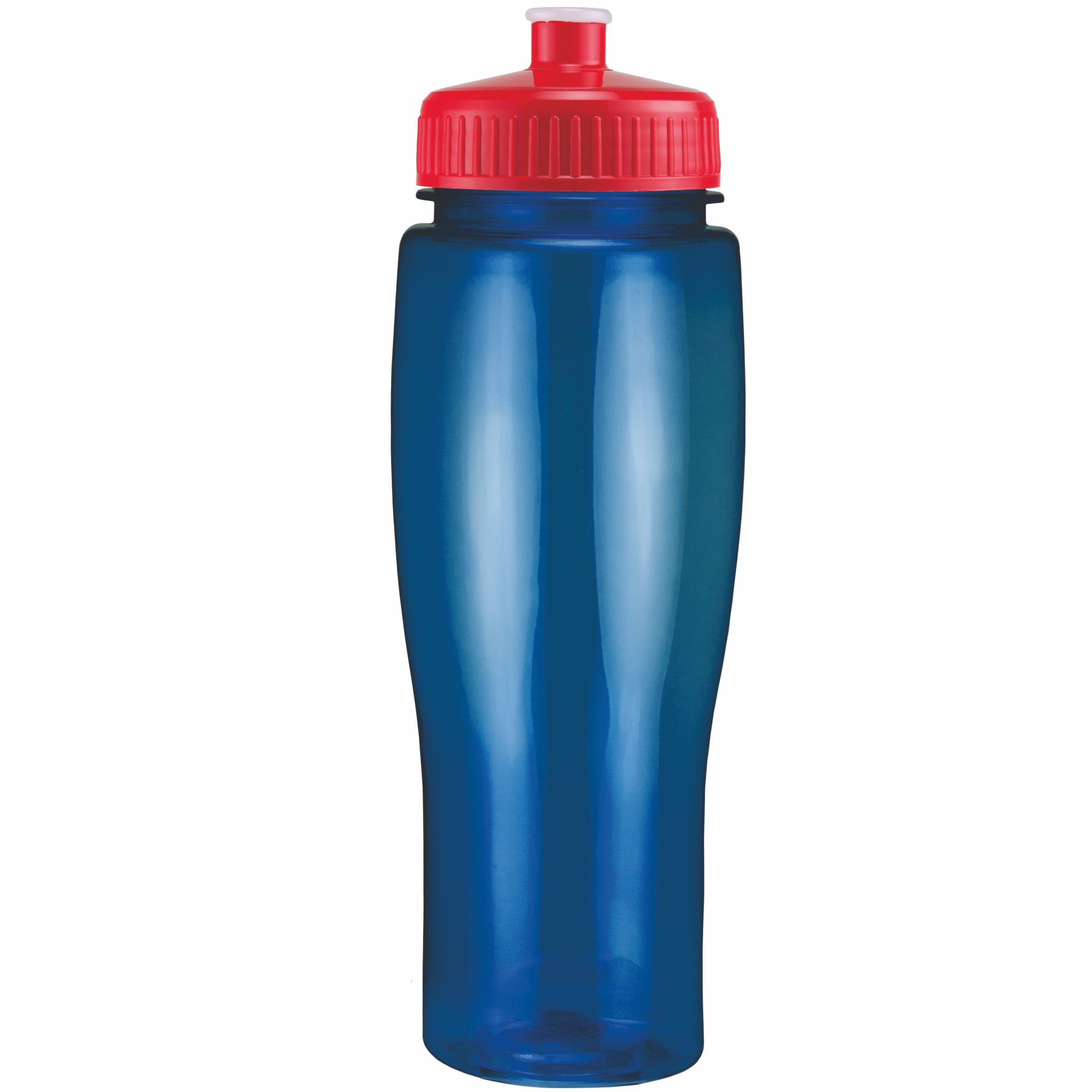 Picture of 24 Oz. Translucent Contour Bottle w/ Push Pull Lid