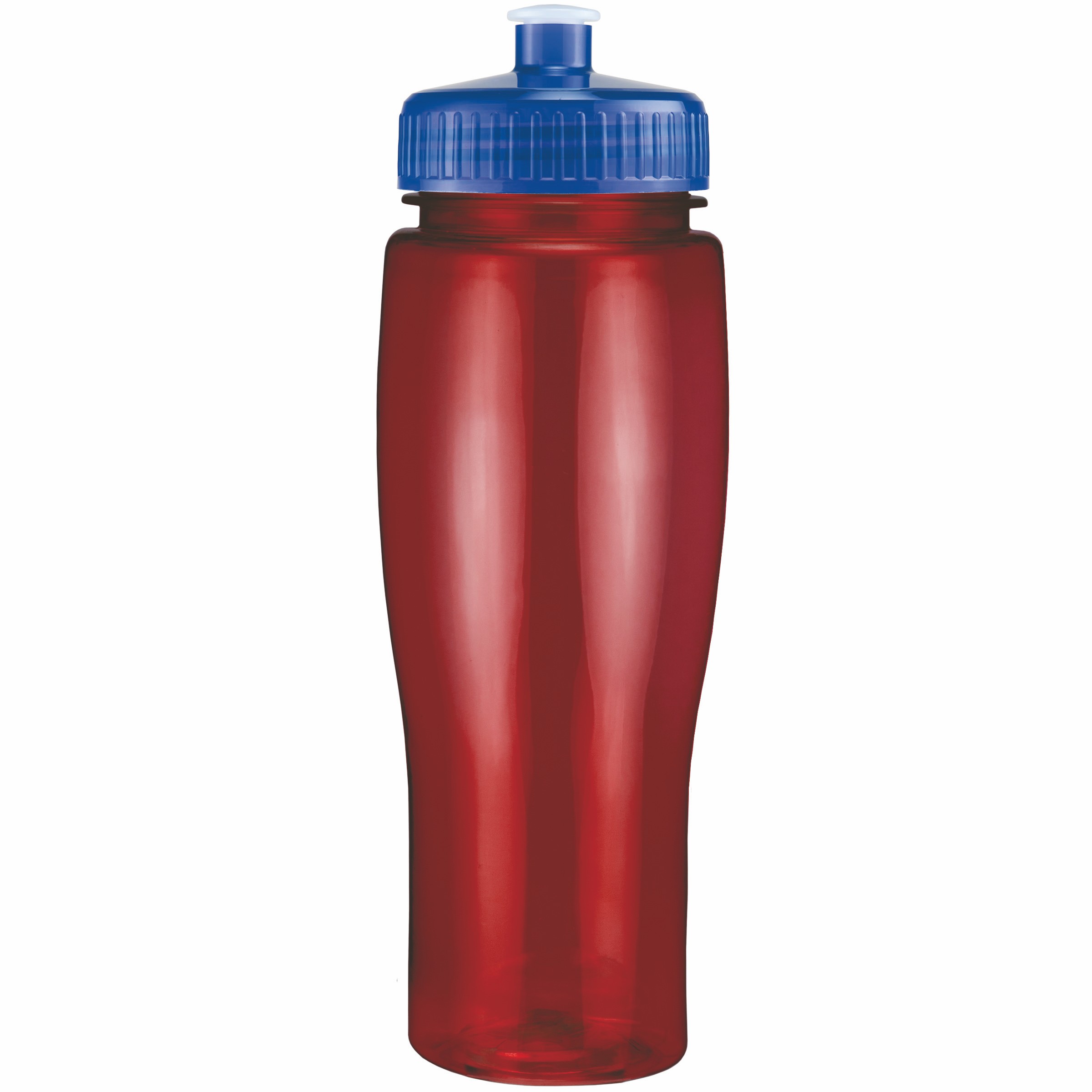 Picture of 24 Oz. Translucent Contour Bottle w/ Push Pull Lid