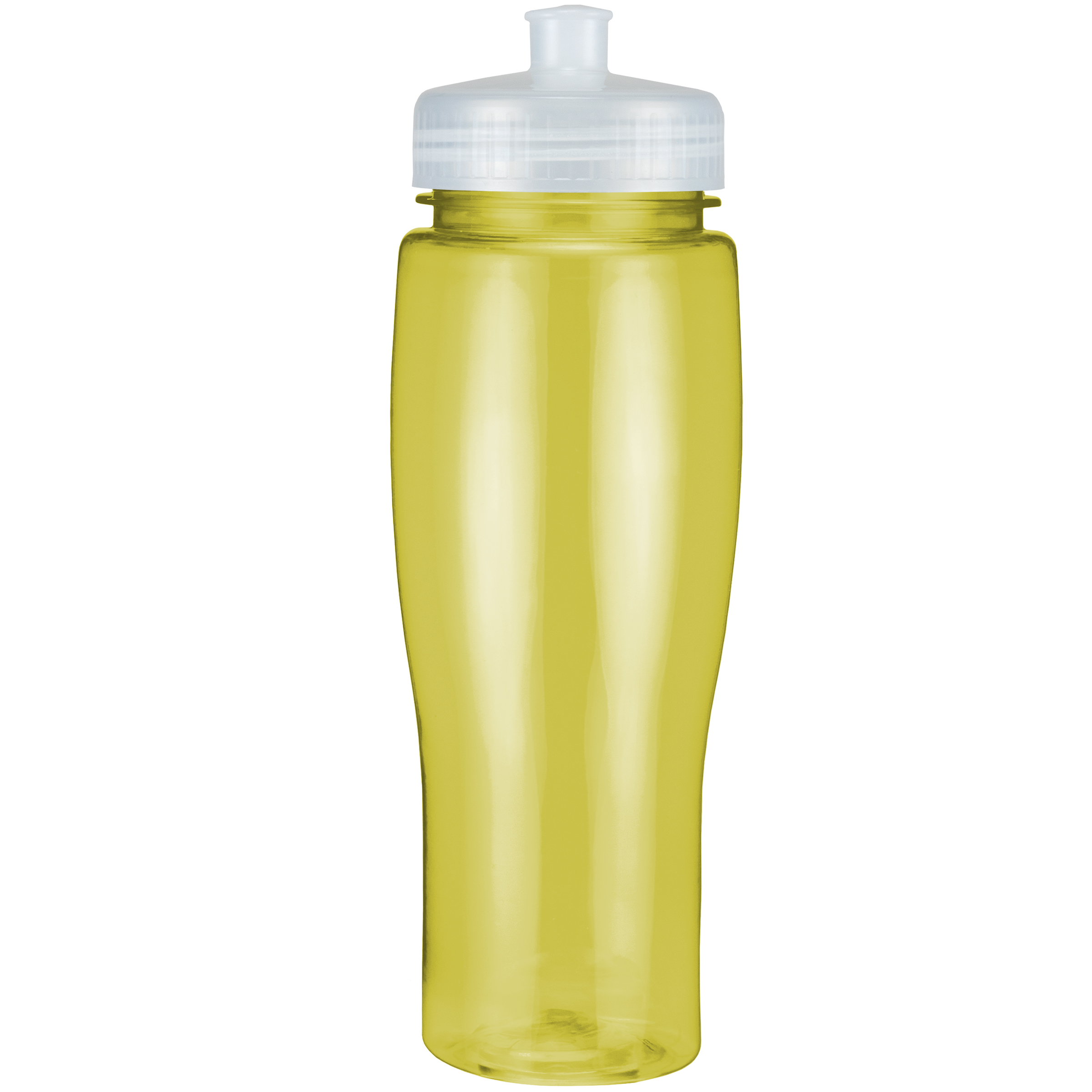 Picture of 24 Oz. Translucent Contour Bottle w/ Push Pull Lid