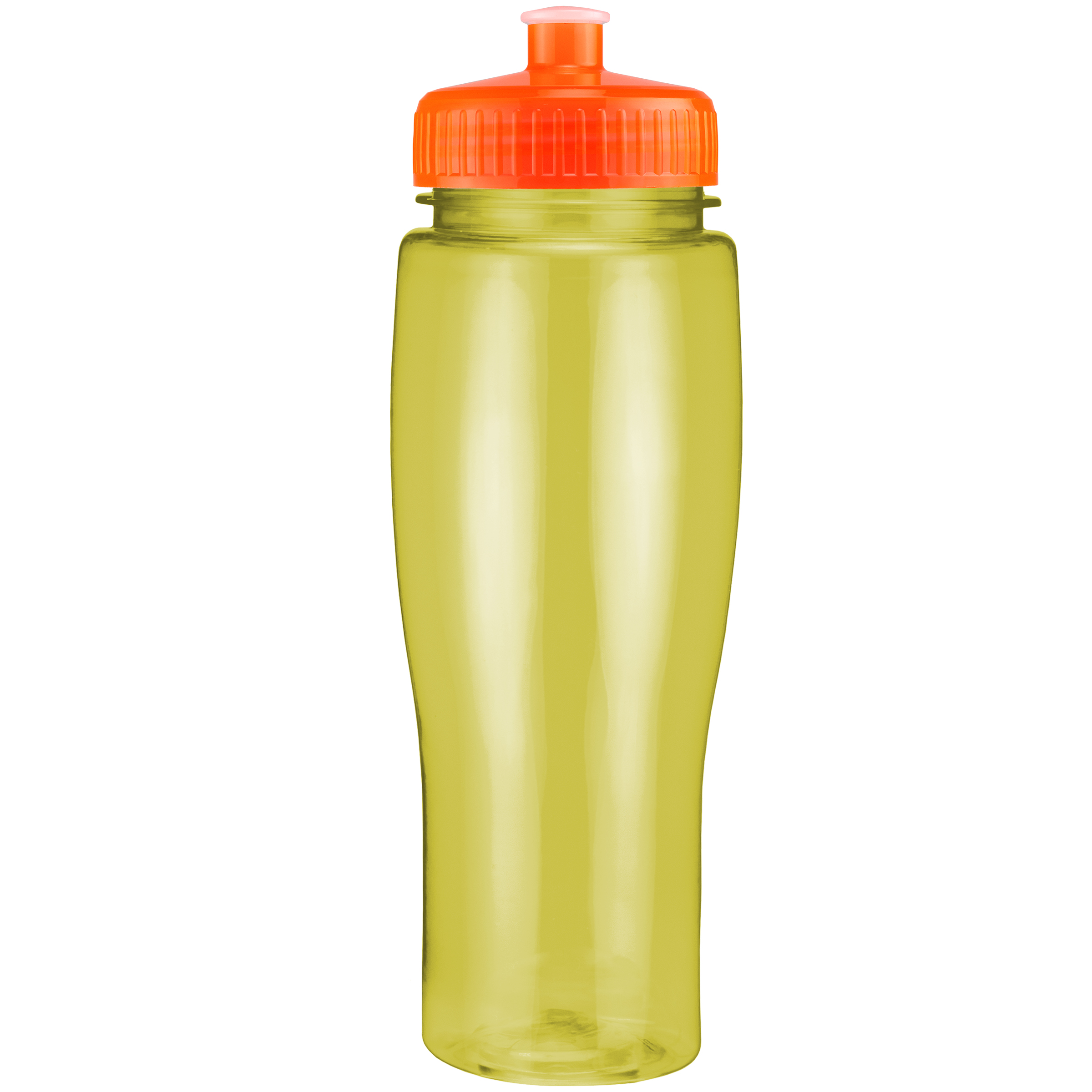Picture of 24 Oz. Translucent Contour Bottle w/ Push Pull Lid