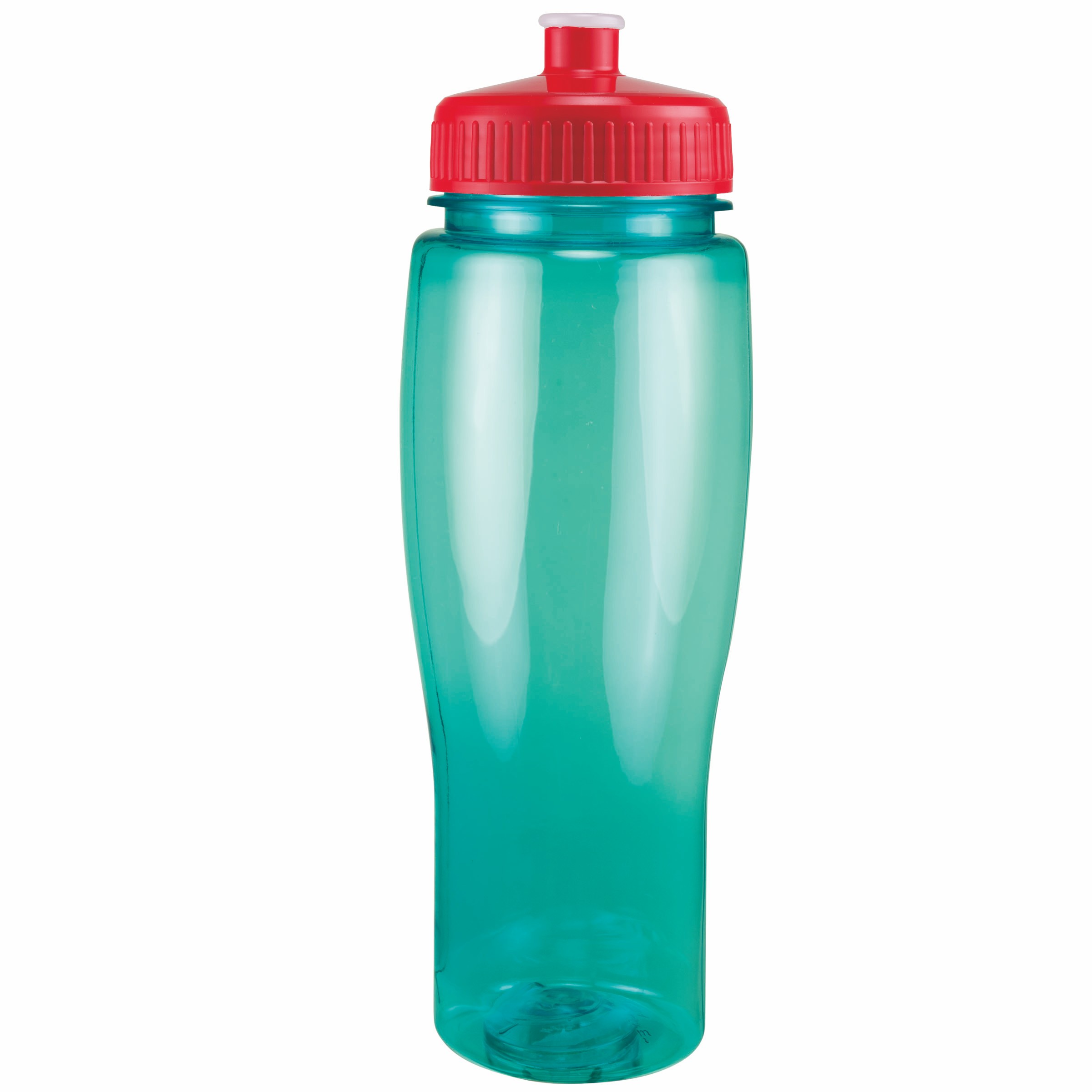 Picture of 24 Oz. Translucent Contour Bottle w/ Push Pull Lid