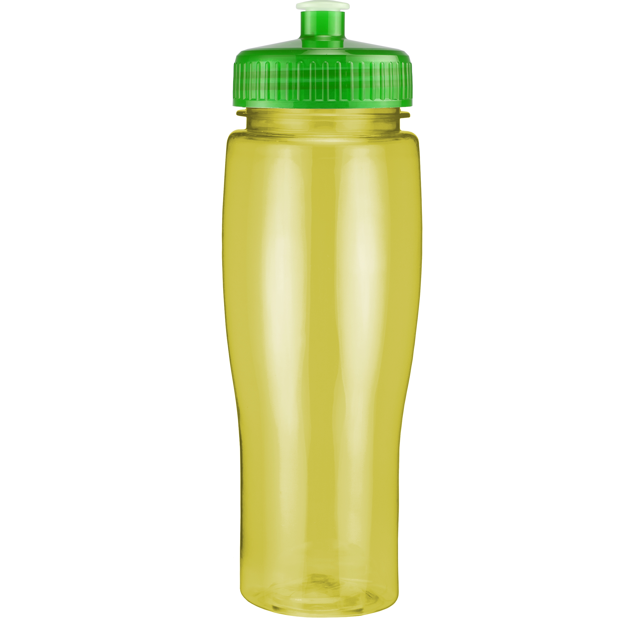 Picture of 24 Oz. Translucent Contour Bottle w/ Push Pull Lid