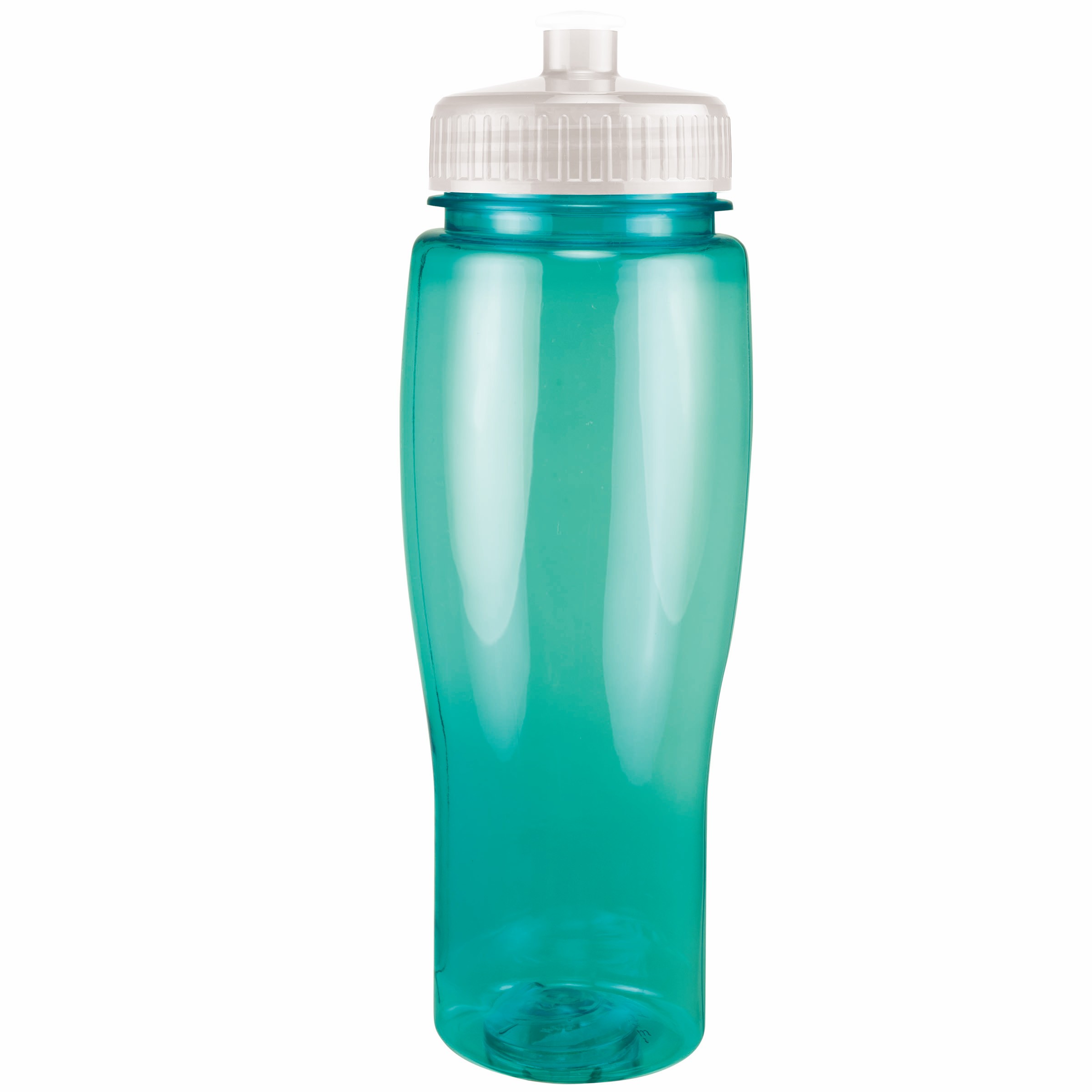 Picture of 24 Oz. Translucent Contour Bottle w/ Push Pull Lid