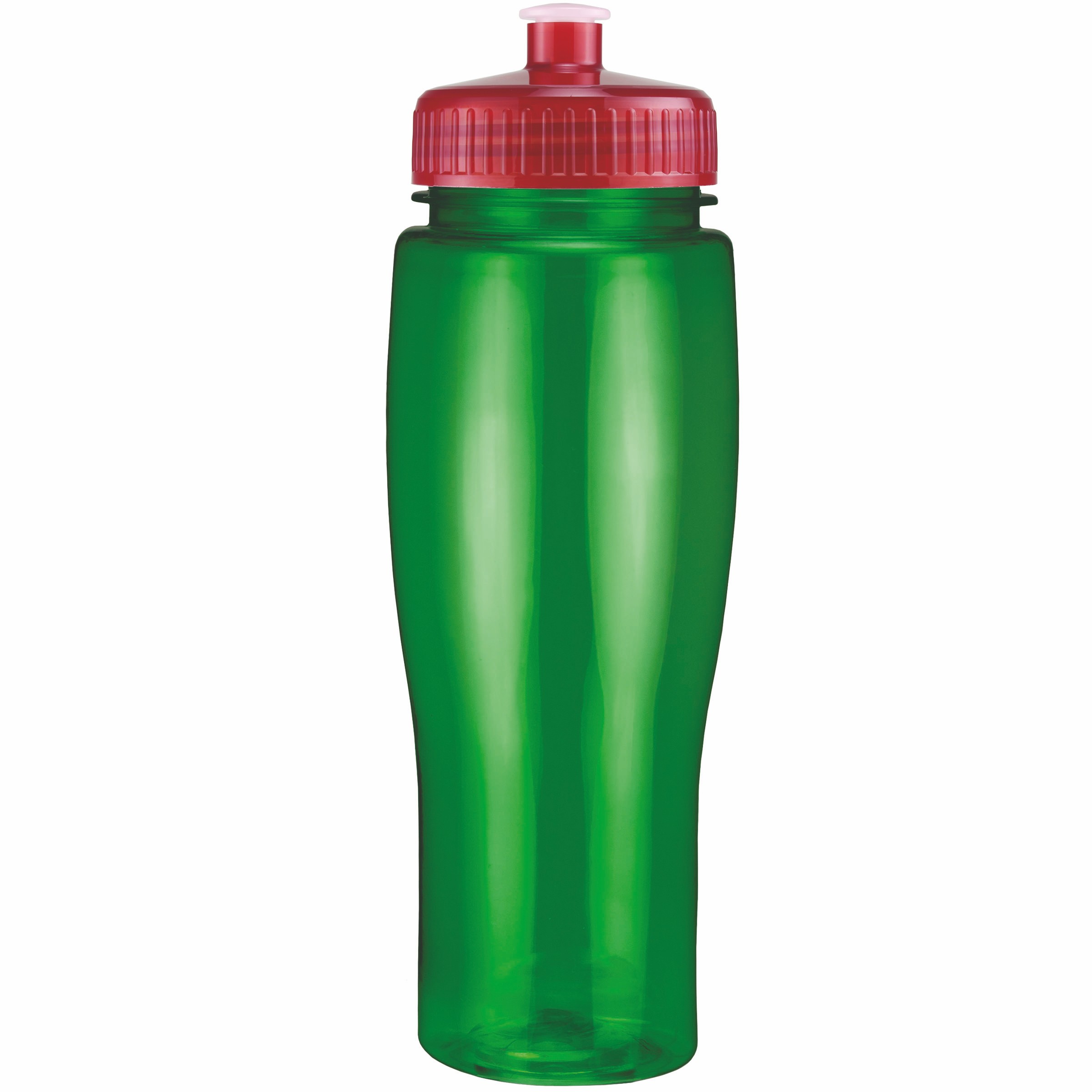 Picture of 24 Oz. Translucent Contour Bottle w/ Push Pull Lid