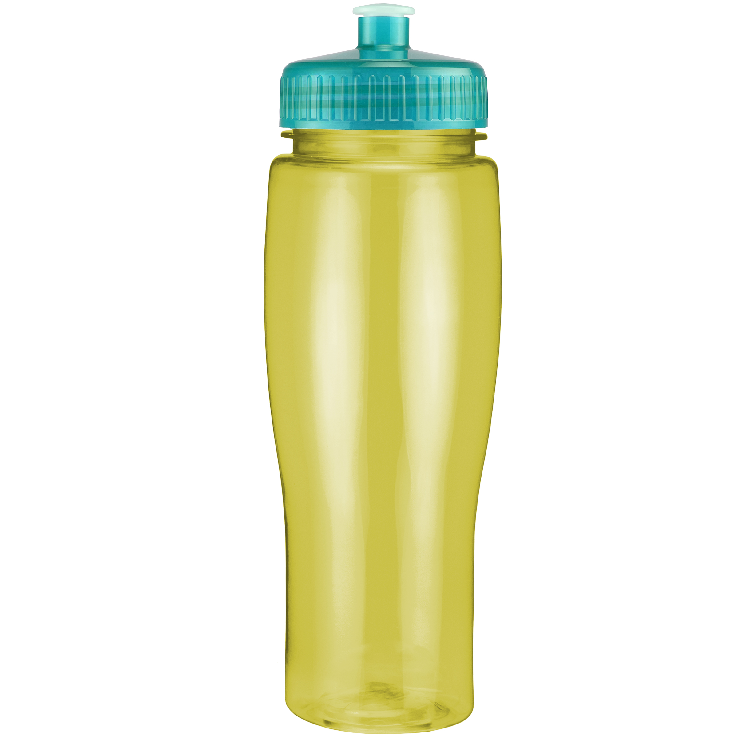 Picture of 24 Oz. Translucent Contour Bottle w/ Push Pull Lid