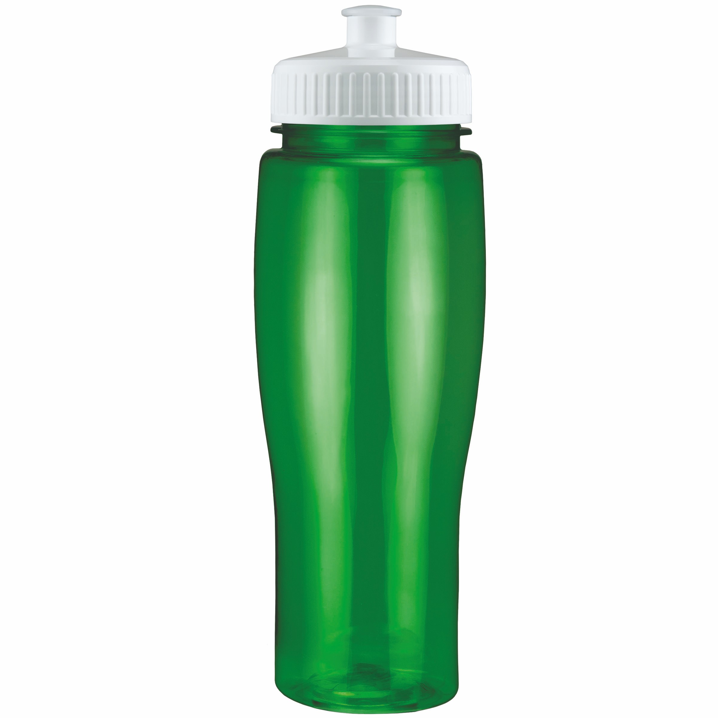 Picture of 24 Oz. Translucent Contour Bottle w/ Push Pull Lid