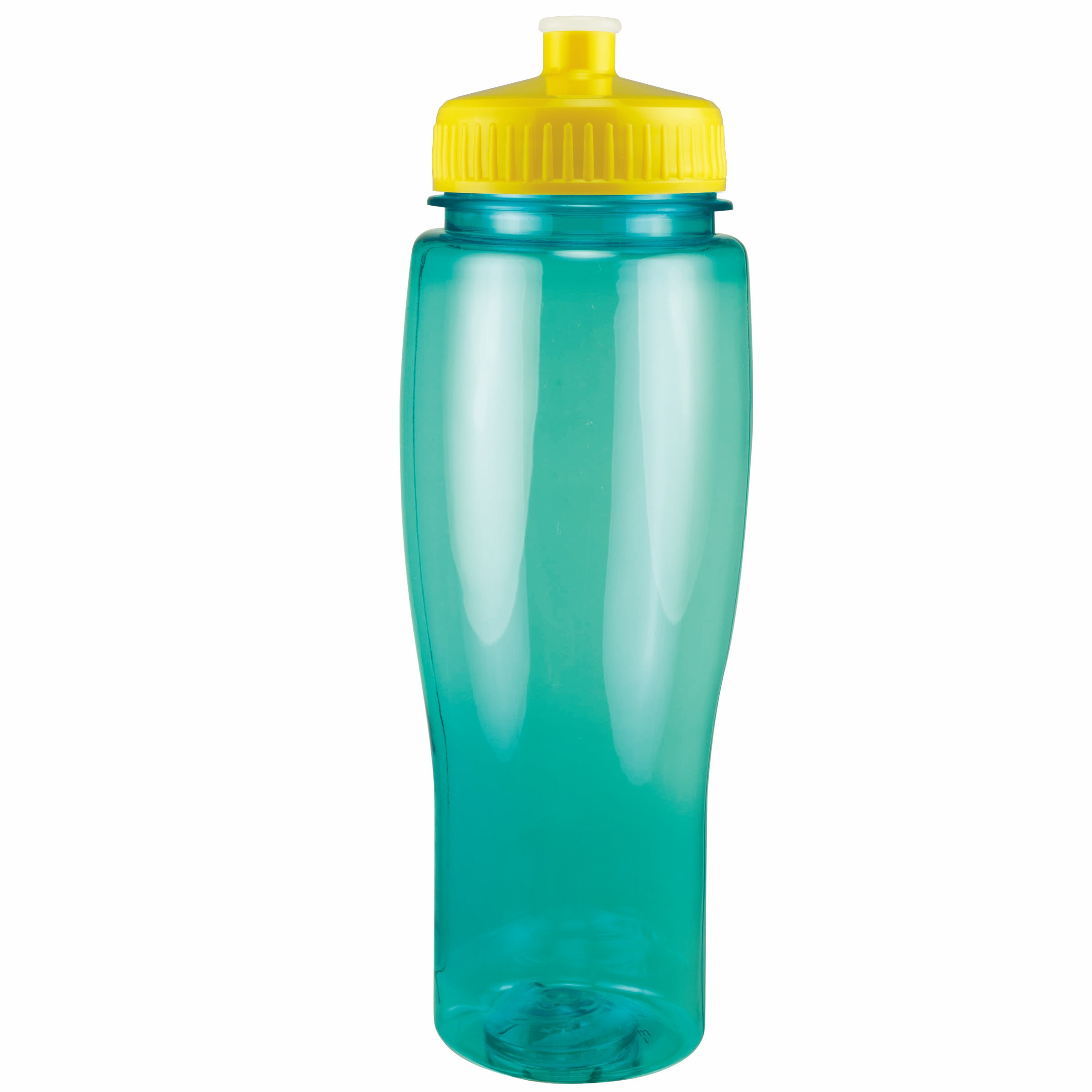 Picture of 24 Oz. Translucent Contour Bottle w/ Push Pull Lid
