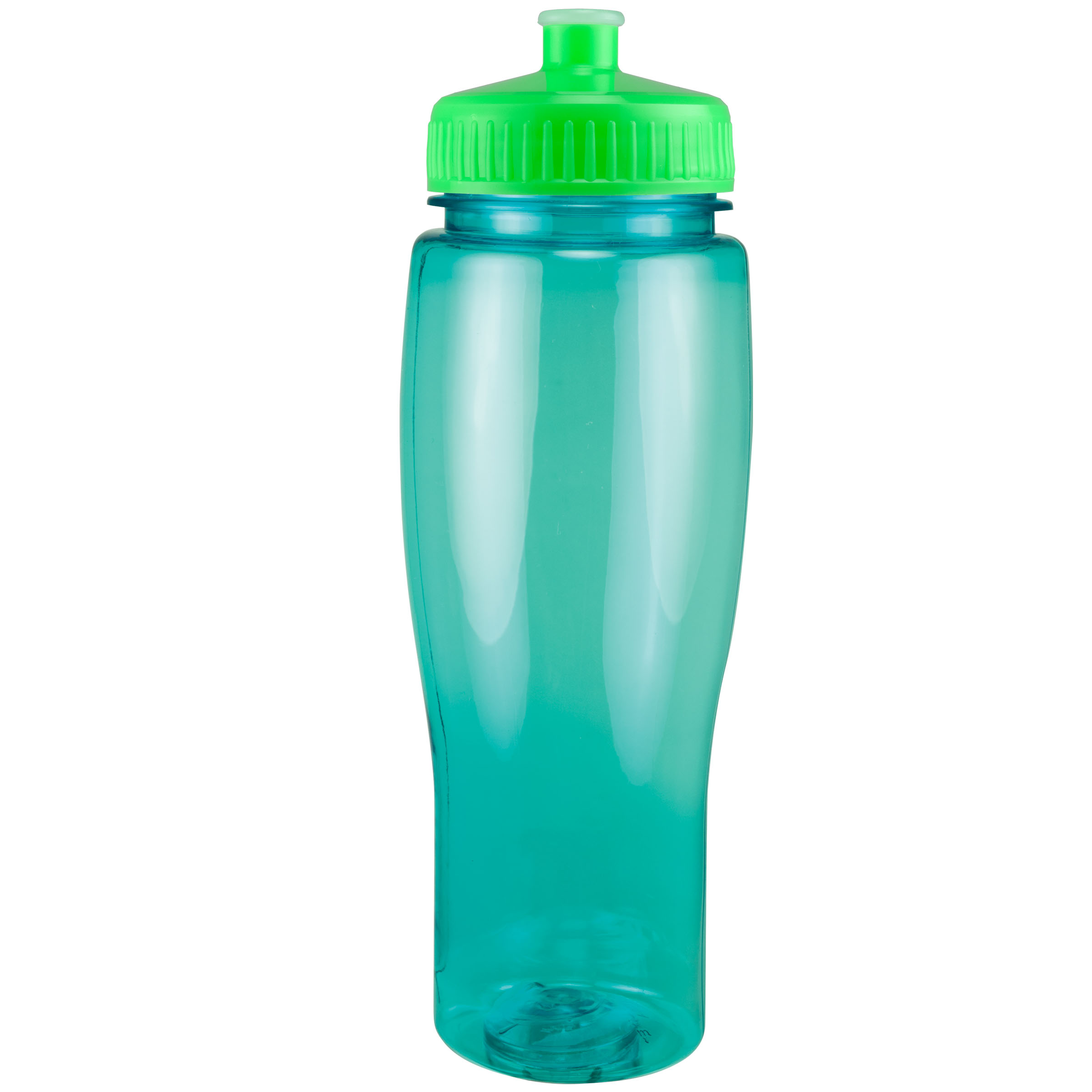 Picture of 24 Oz. Translucent Contour Bottle w/ Push Pull Lid
