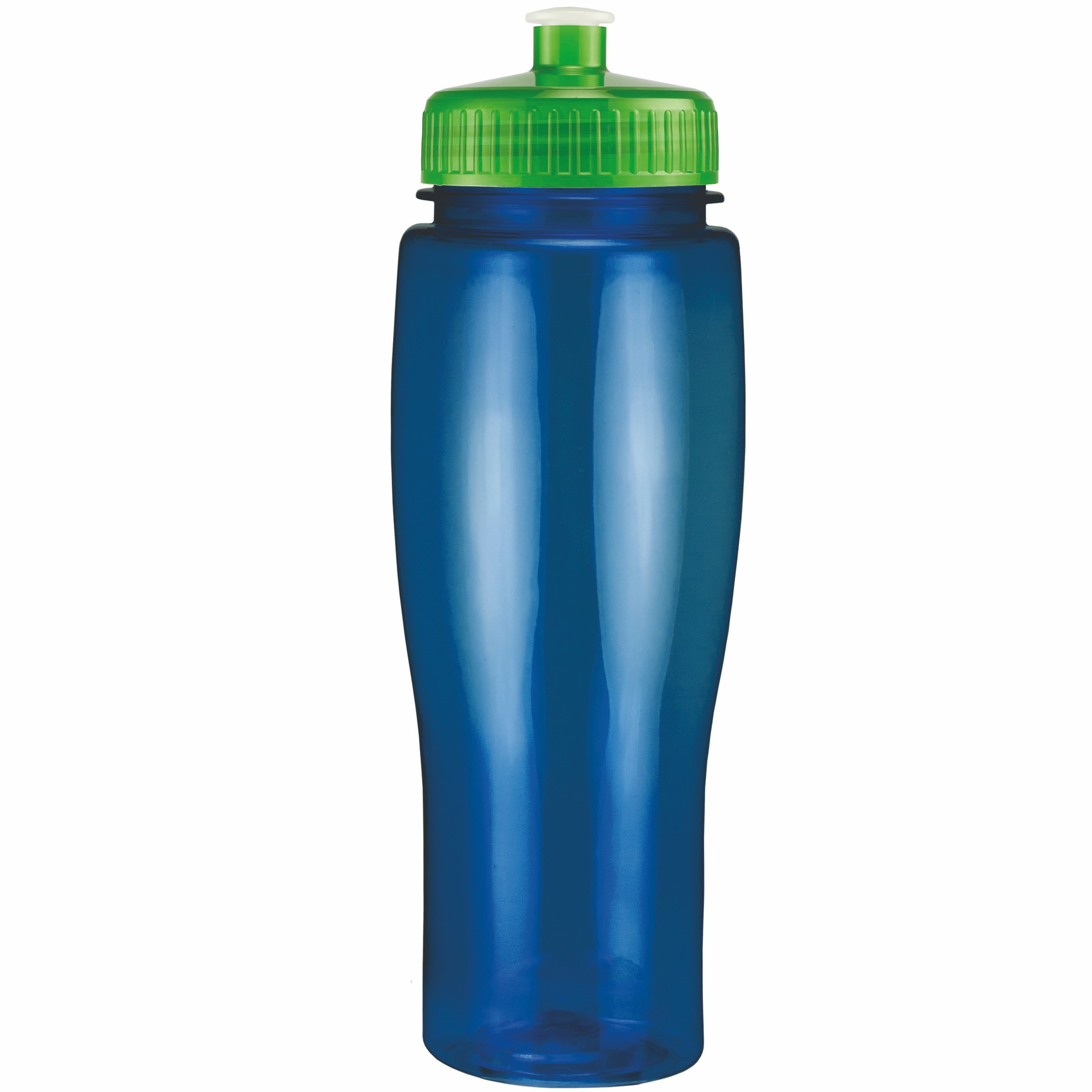 Picture of 24 Oz. Translucent Contour Bottle w/ Push Pull Lid