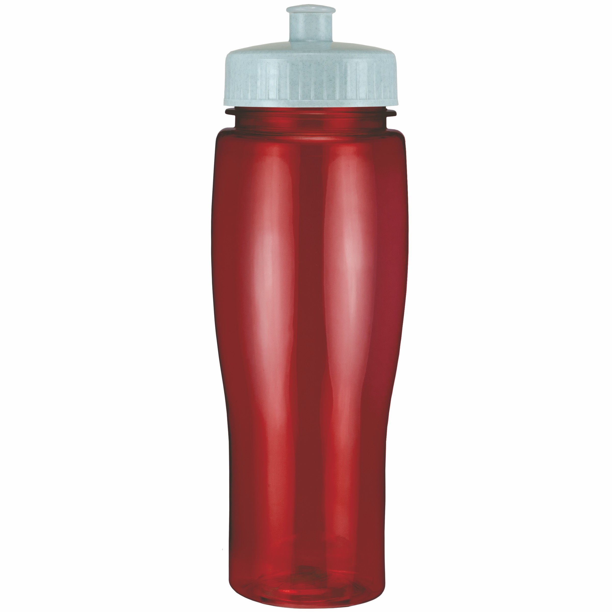 Picture of 24 Oz. Translucent Contour Bottle w/ Push Pull Lid
