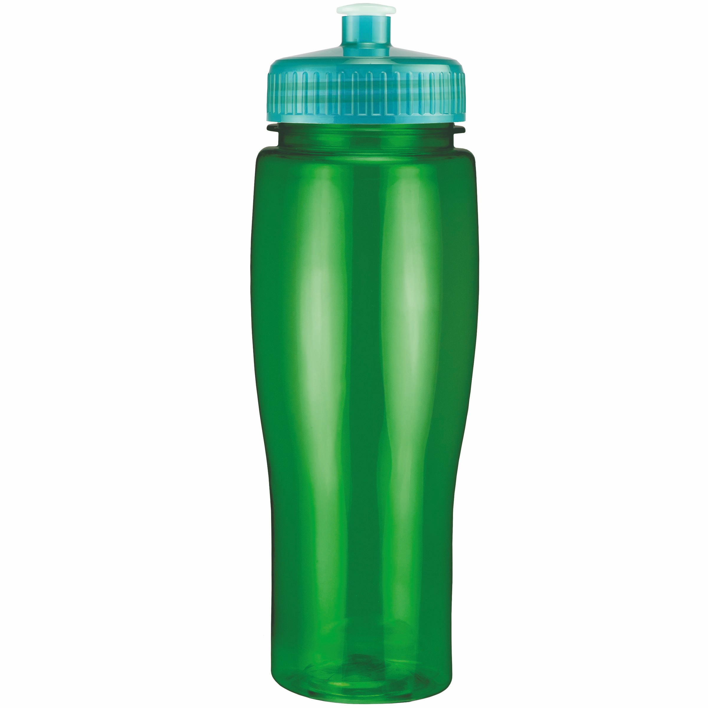 Picture of 24 Oz. Translucent Contour Bottle w/ Push Pull Lid