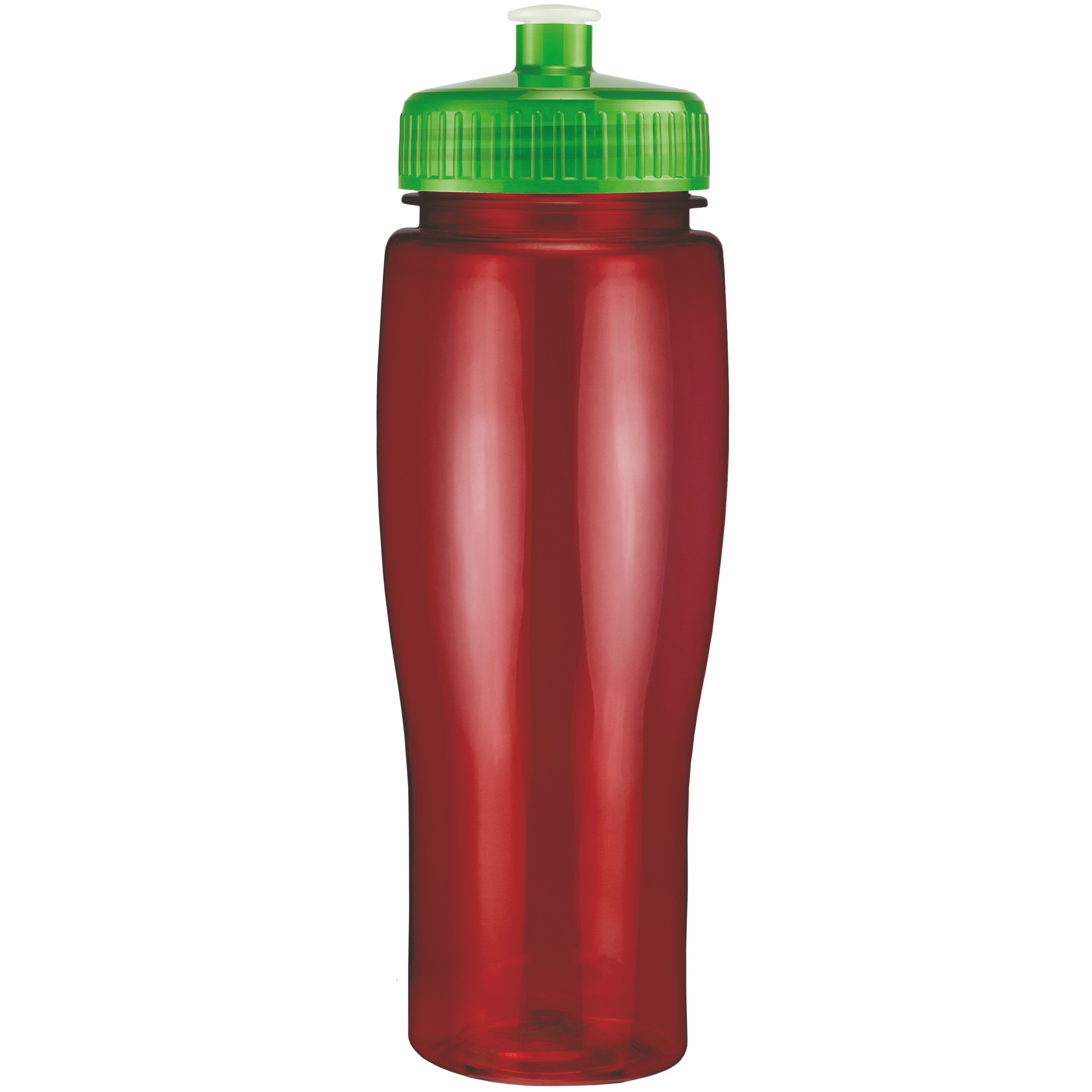 Picture of 24 Oz. Translucent Contour Bottle w/ Push Pull Lid
