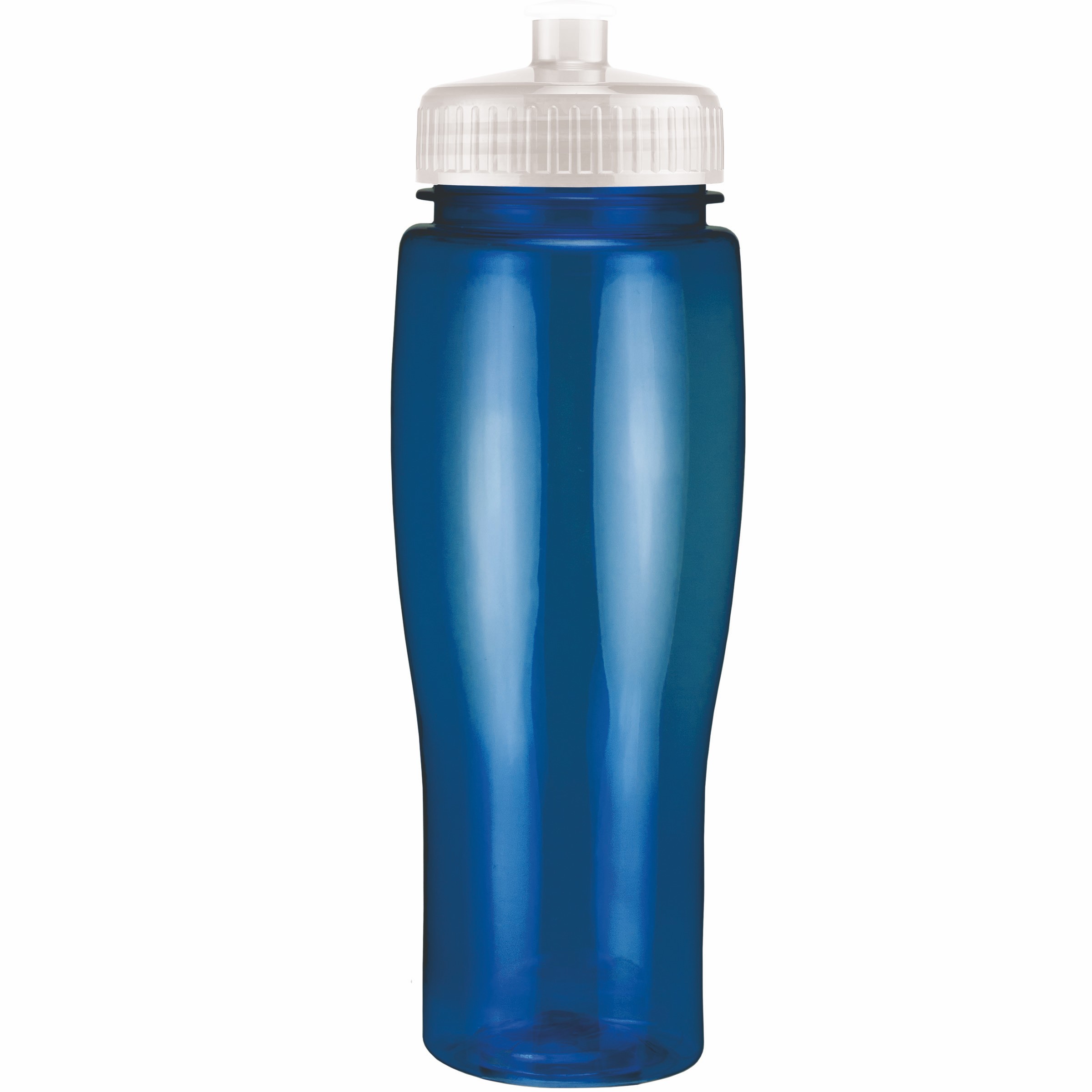 Picture of 24 Oz. Translucent Contour Bottle w/ Push Pull Lid