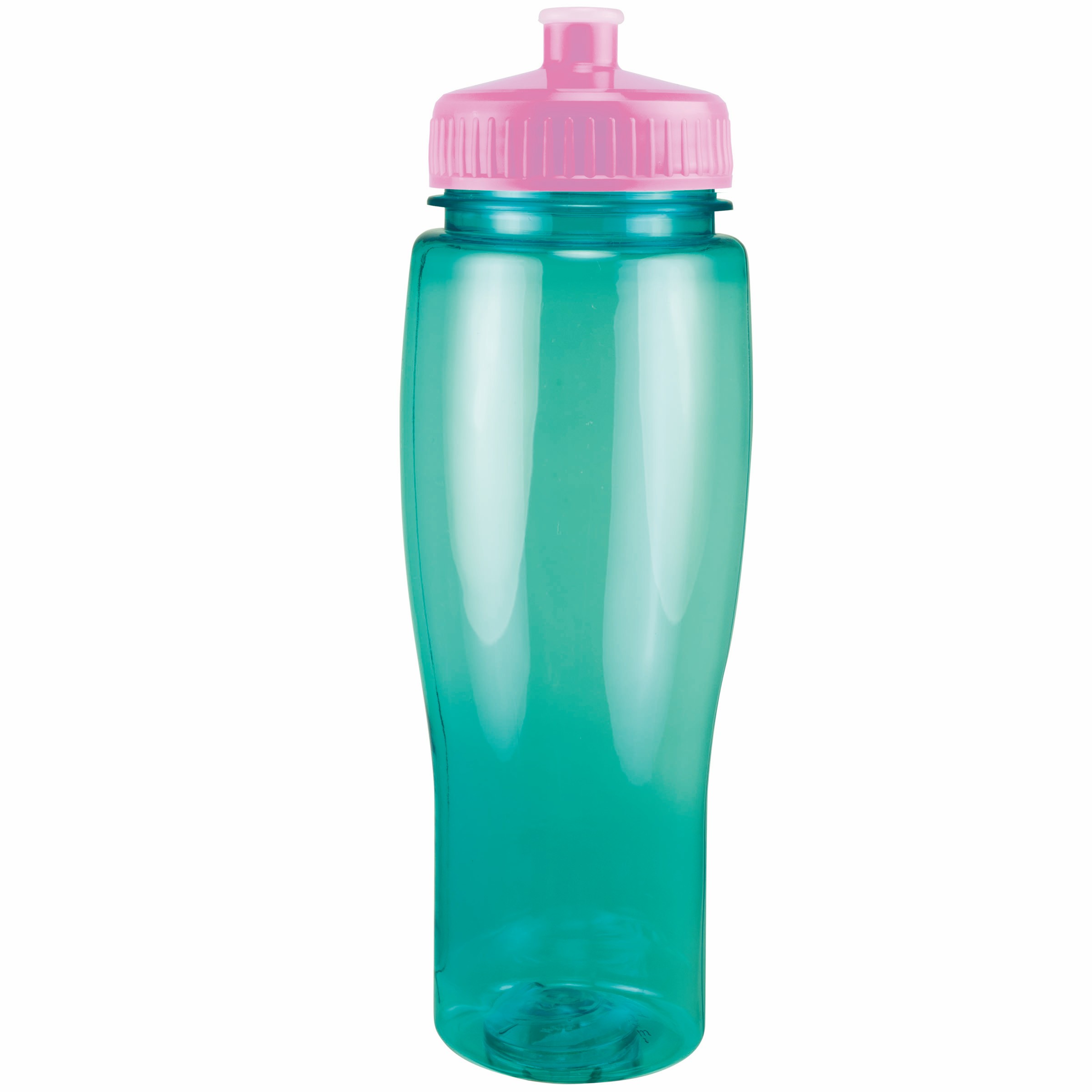 Picture of 24 Oz. Translucent Contour Bottle w/ Push Pull Lid