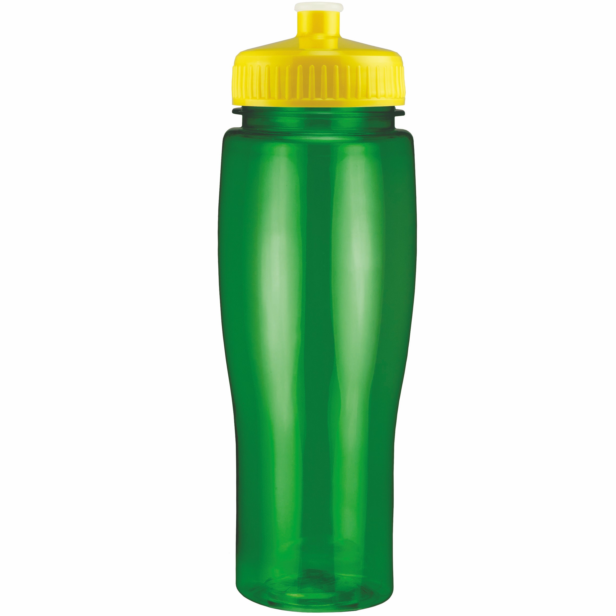 Picture of 24 Oz. Translucent Contour Bottle w/ Push Pull Lid