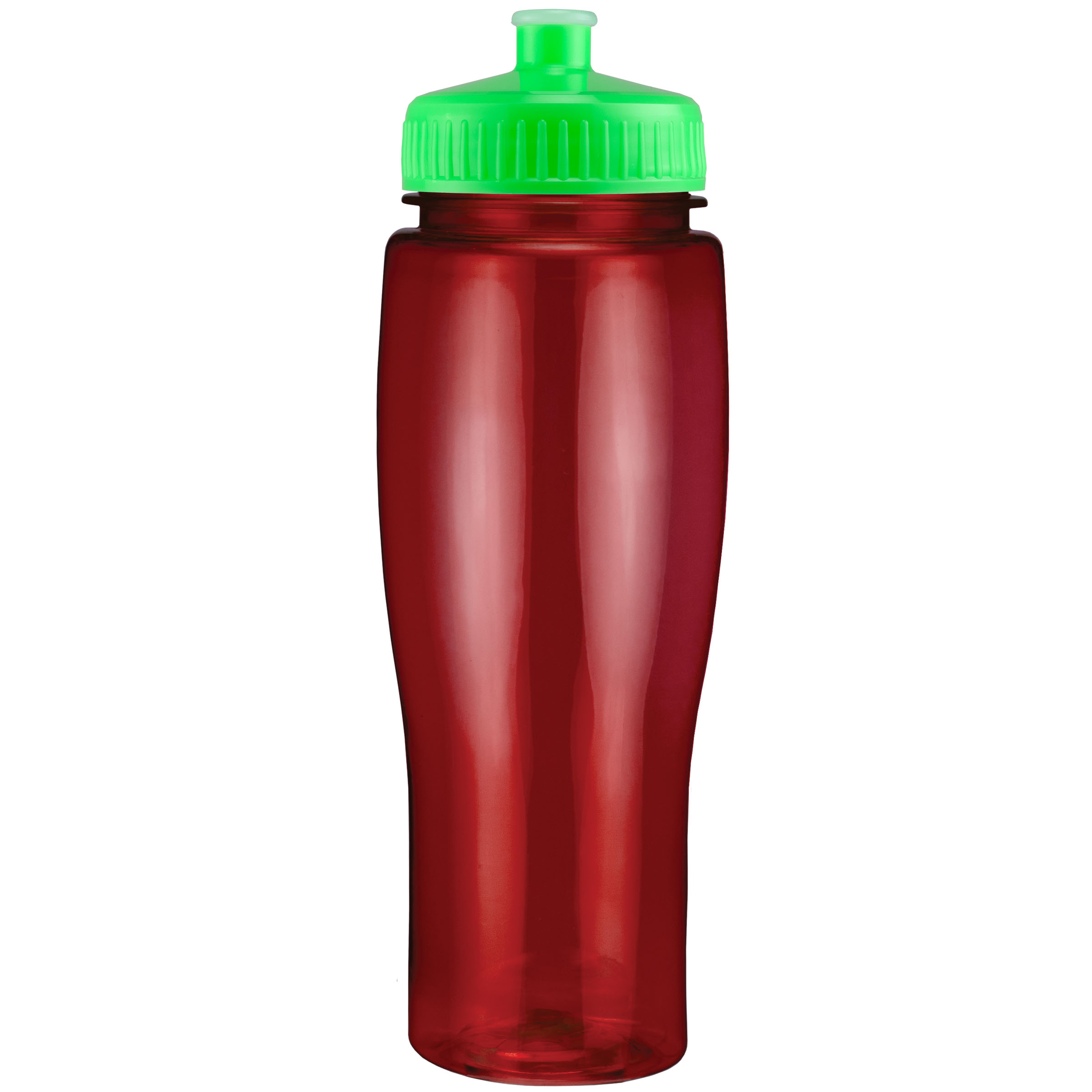 Picture of 24 Oz. Translucent Contour Bottle w/ Push Pull Lid