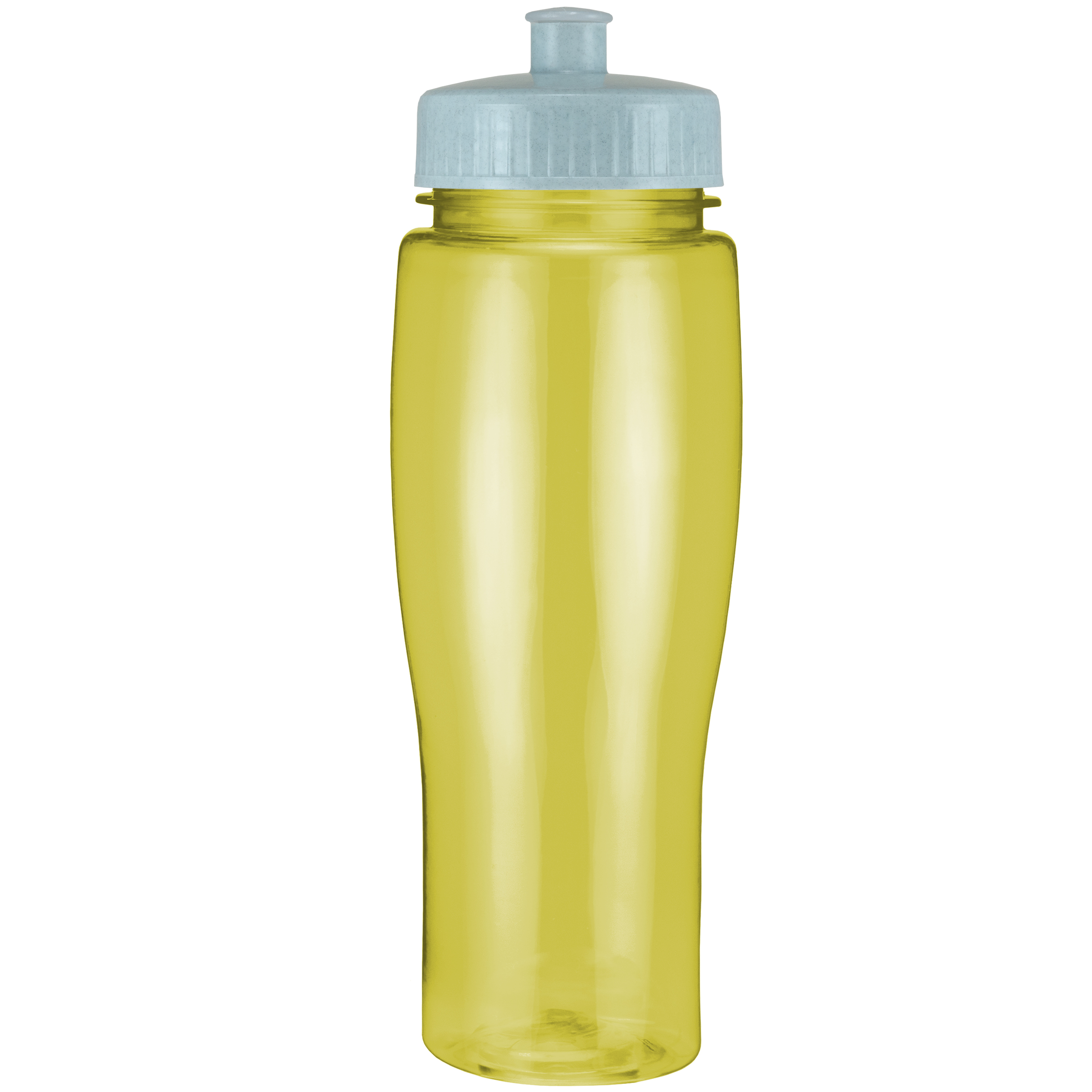Picture of 24 Oz. Translucent Contour Bottle w/ Push Pull Lid
