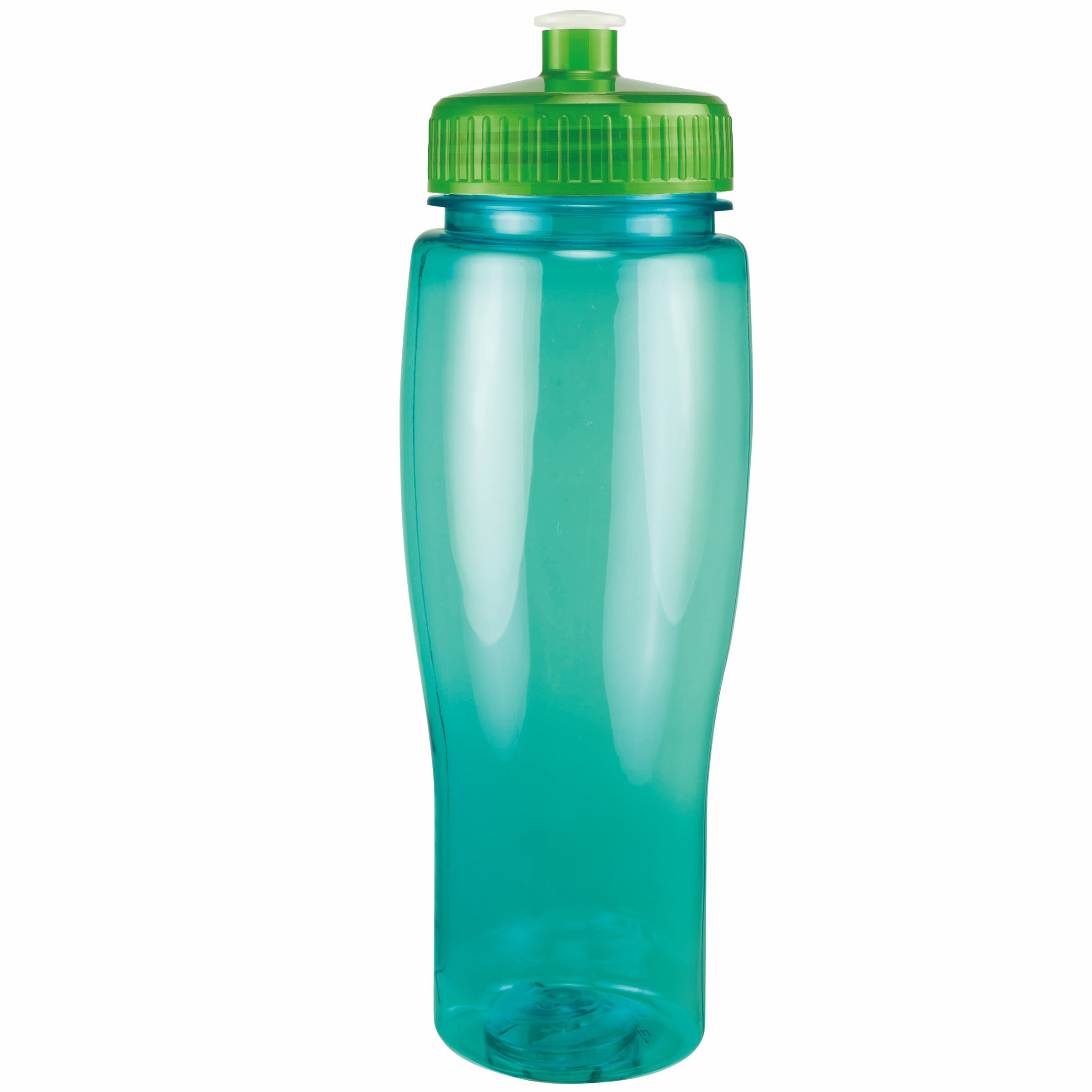 Picture of 24 Oz. Translucent Contour Bottle w/ Push Pull Lid