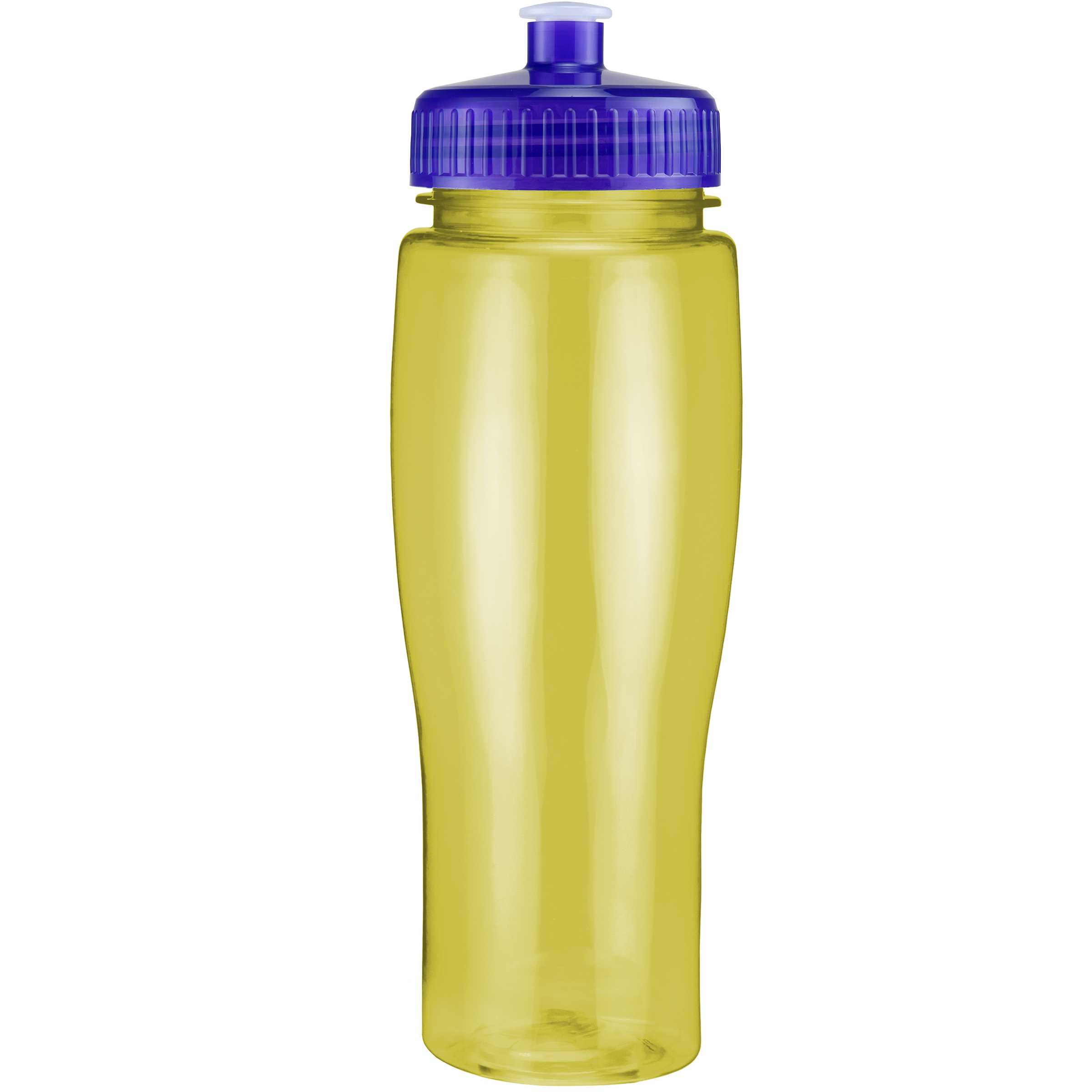 Picture of 24 Oz. Translucent Contour Bottle w/ Push Pull Lid