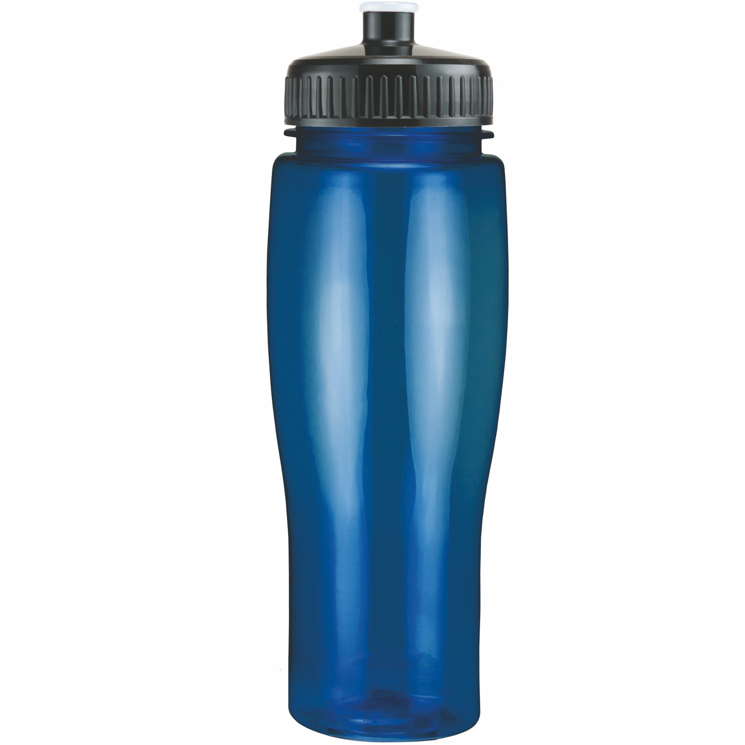 Picture of 24 Oz. Translucent Contour Bottle w/ Push Pull Lid