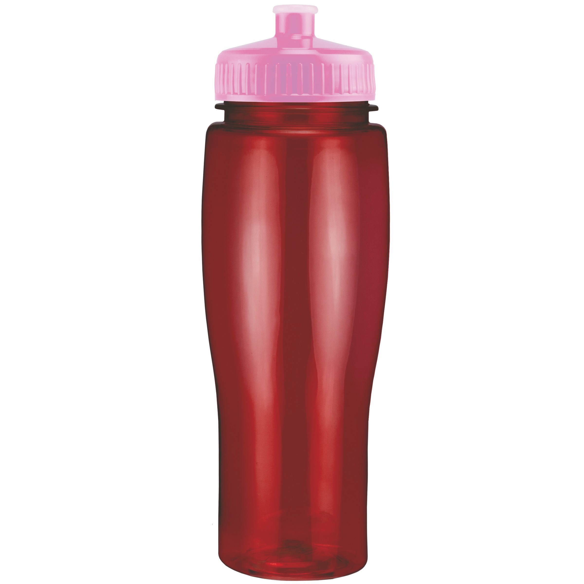 Picture of 24 Oz. Translucent Contour Bottle w/ Push Pull Lid