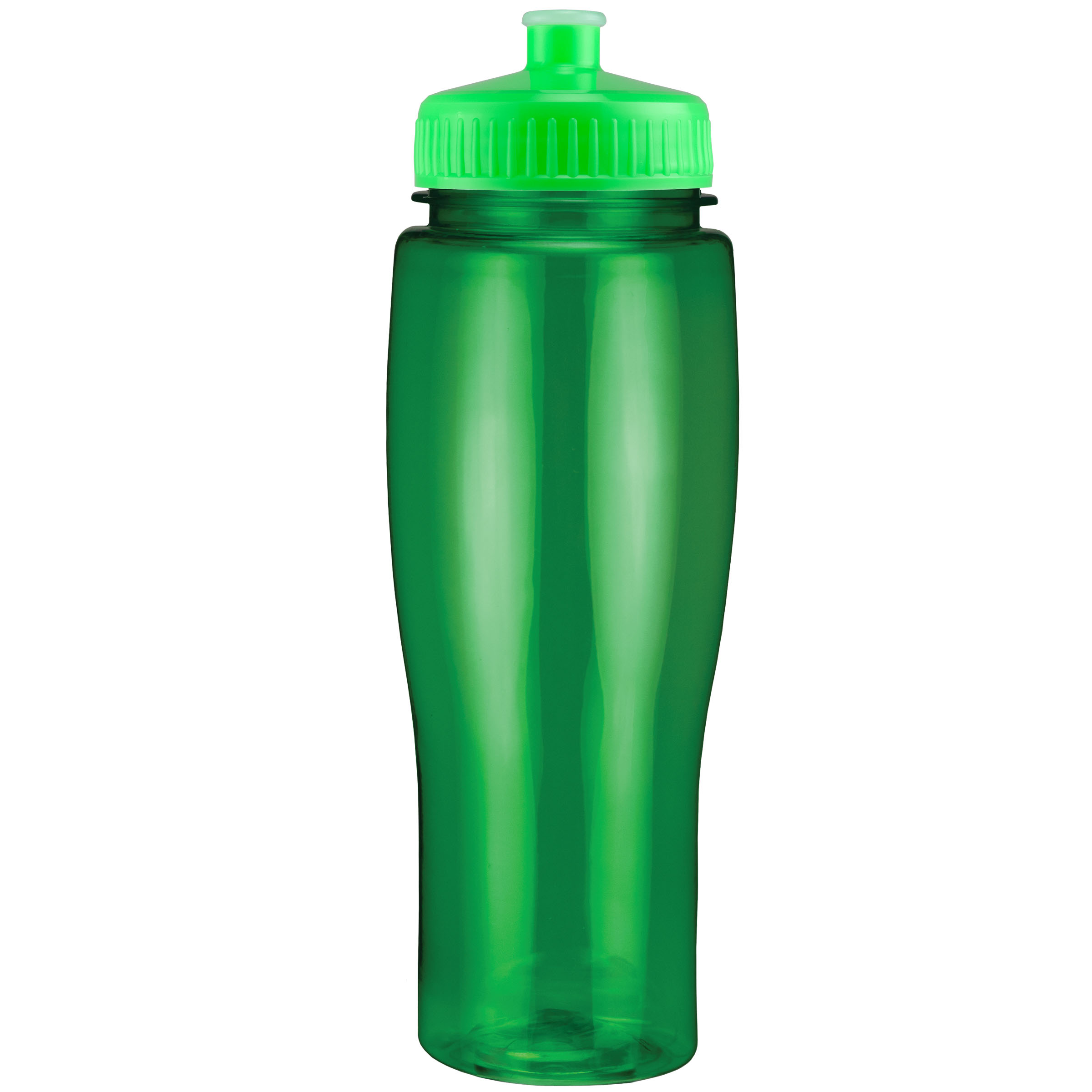 Picture of 24 Oz. Translucent Contour Bottle w/ Push Pull Lid