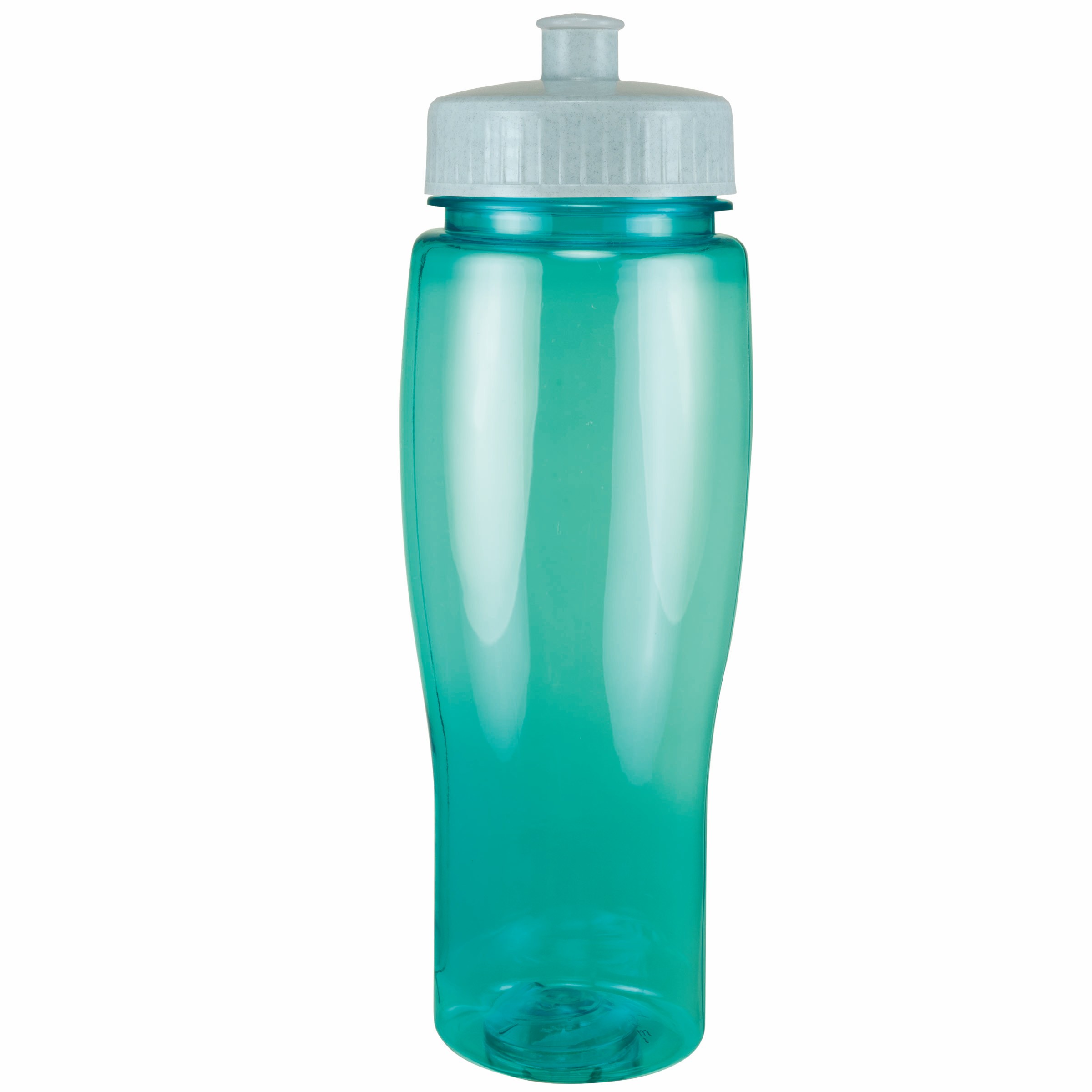 Picture of 24 Oz. Translucent Contour Bottle w/ Push Pull Lid
