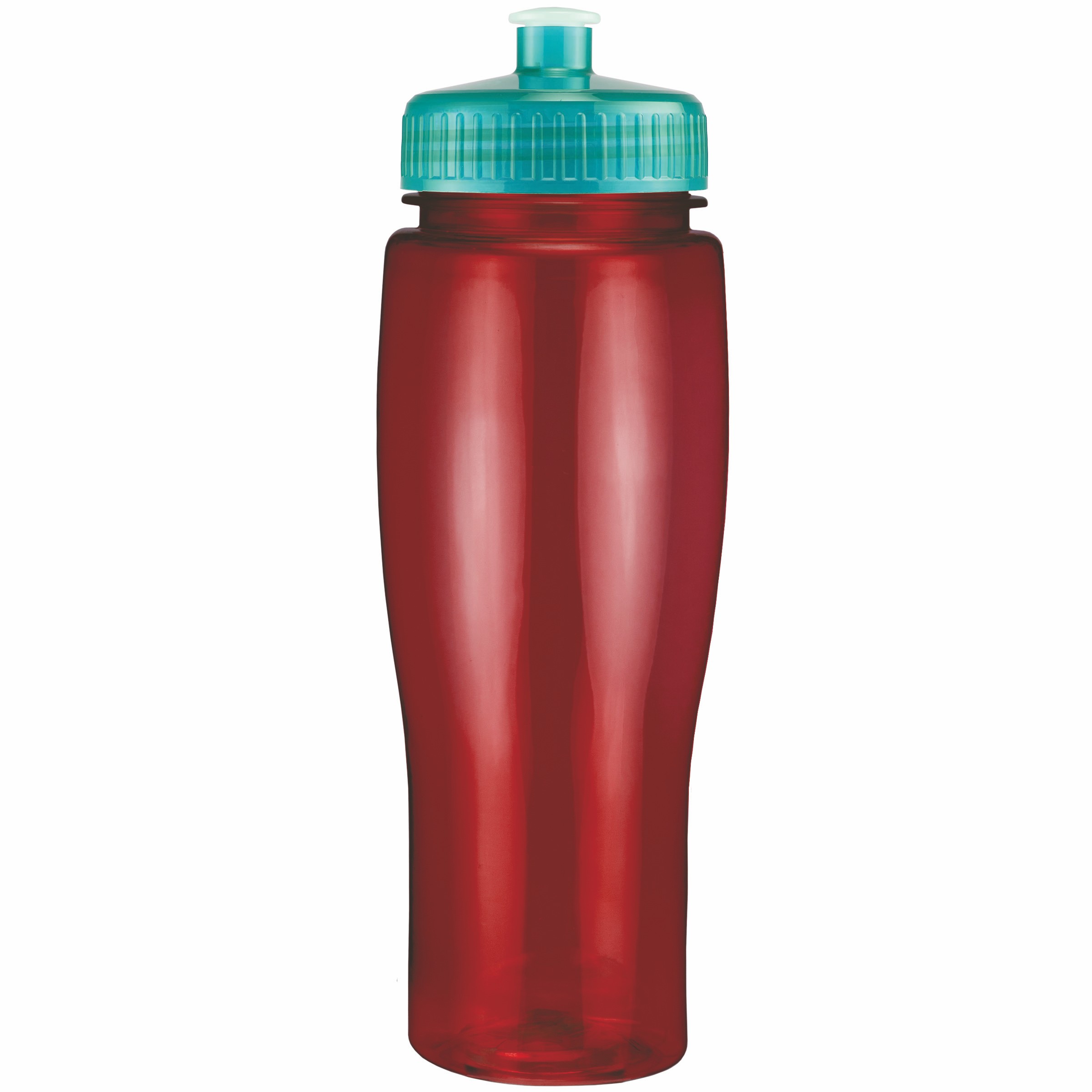 Picture of 24 Oz. Translucent Contour Bottle w/ Push Pull Lid