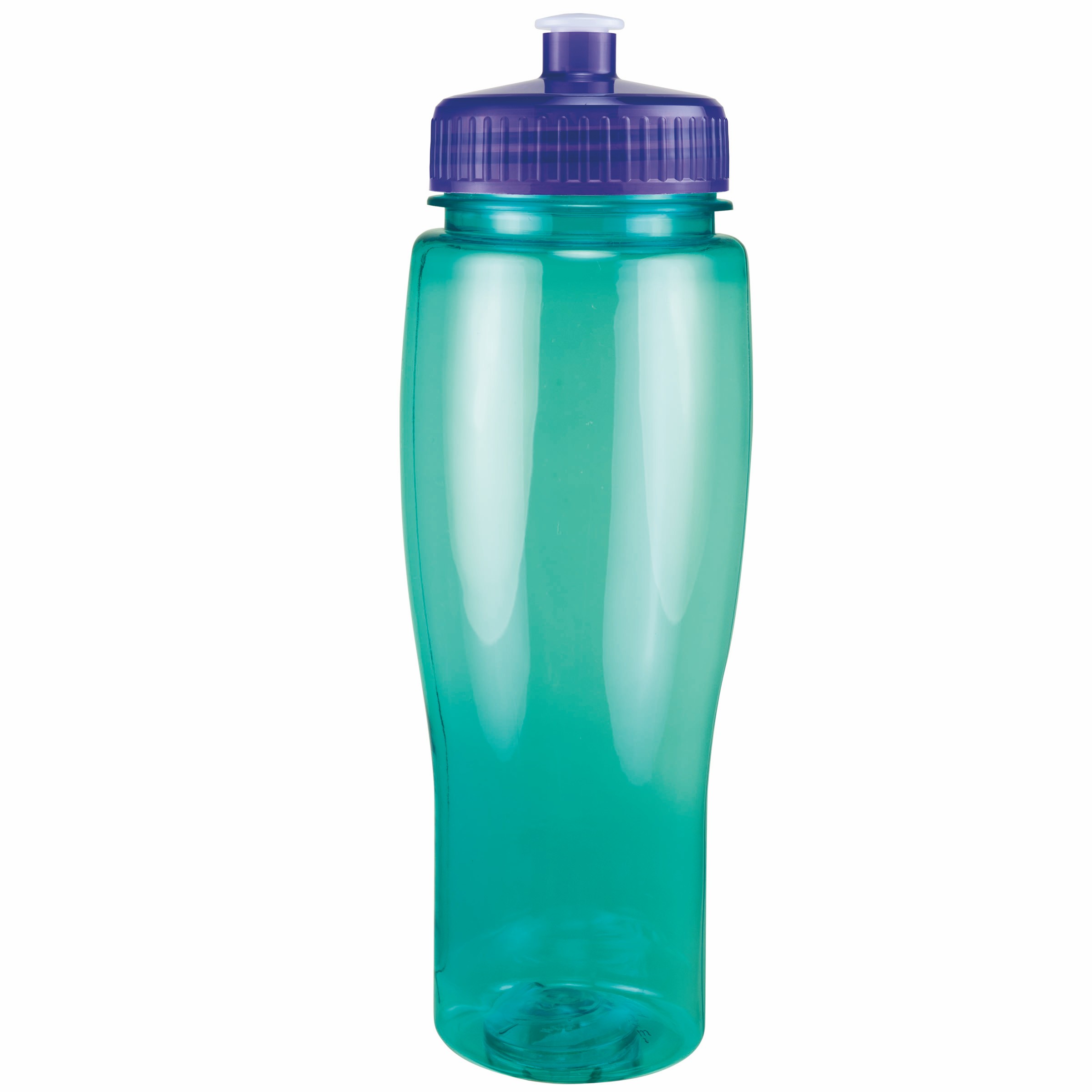 Picture of 24 Oz. Translucent Contour Bottle w/ Push Pull Lid